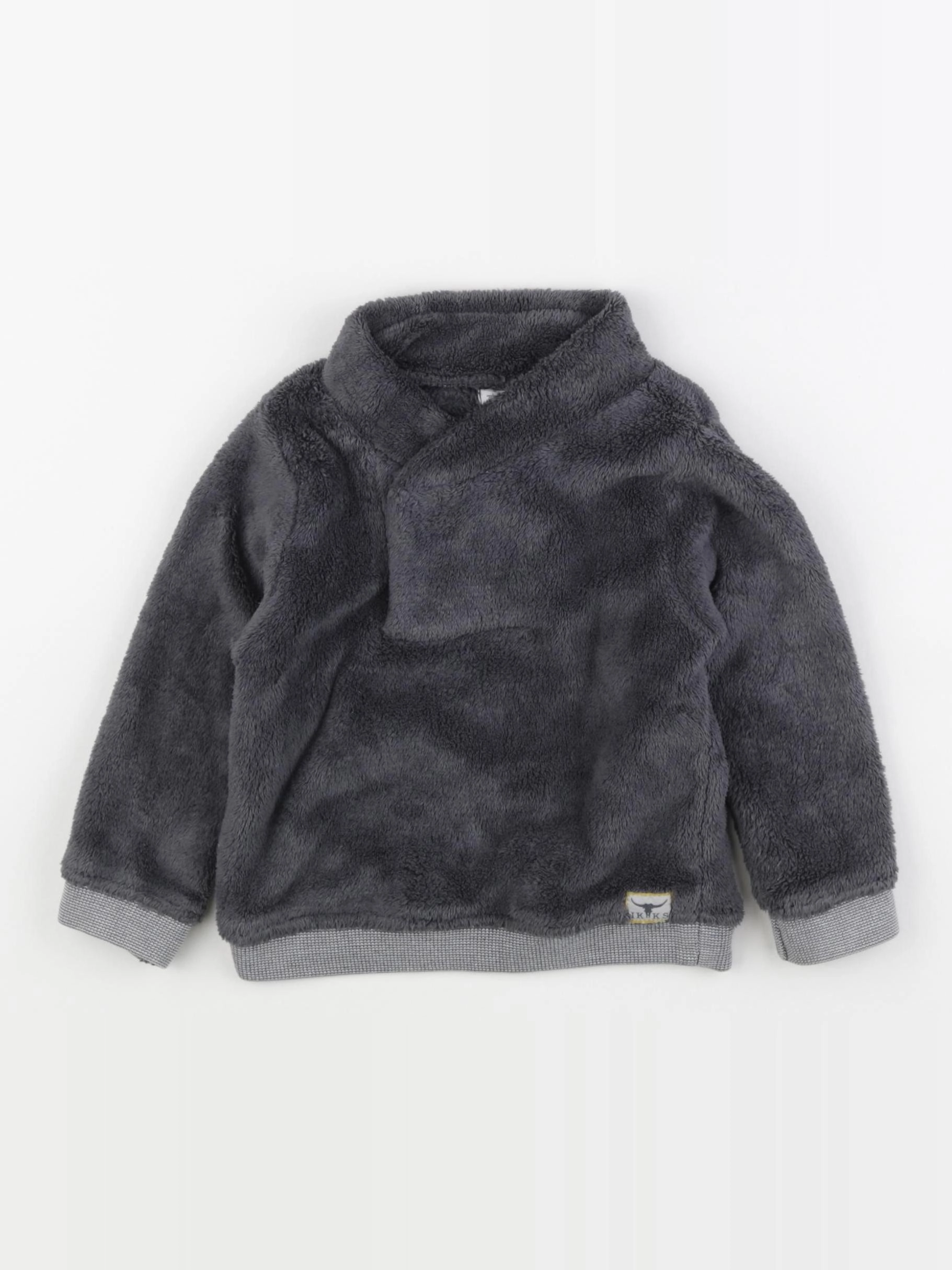 IKKS - polaire imprimé au dos gris - 2 ans