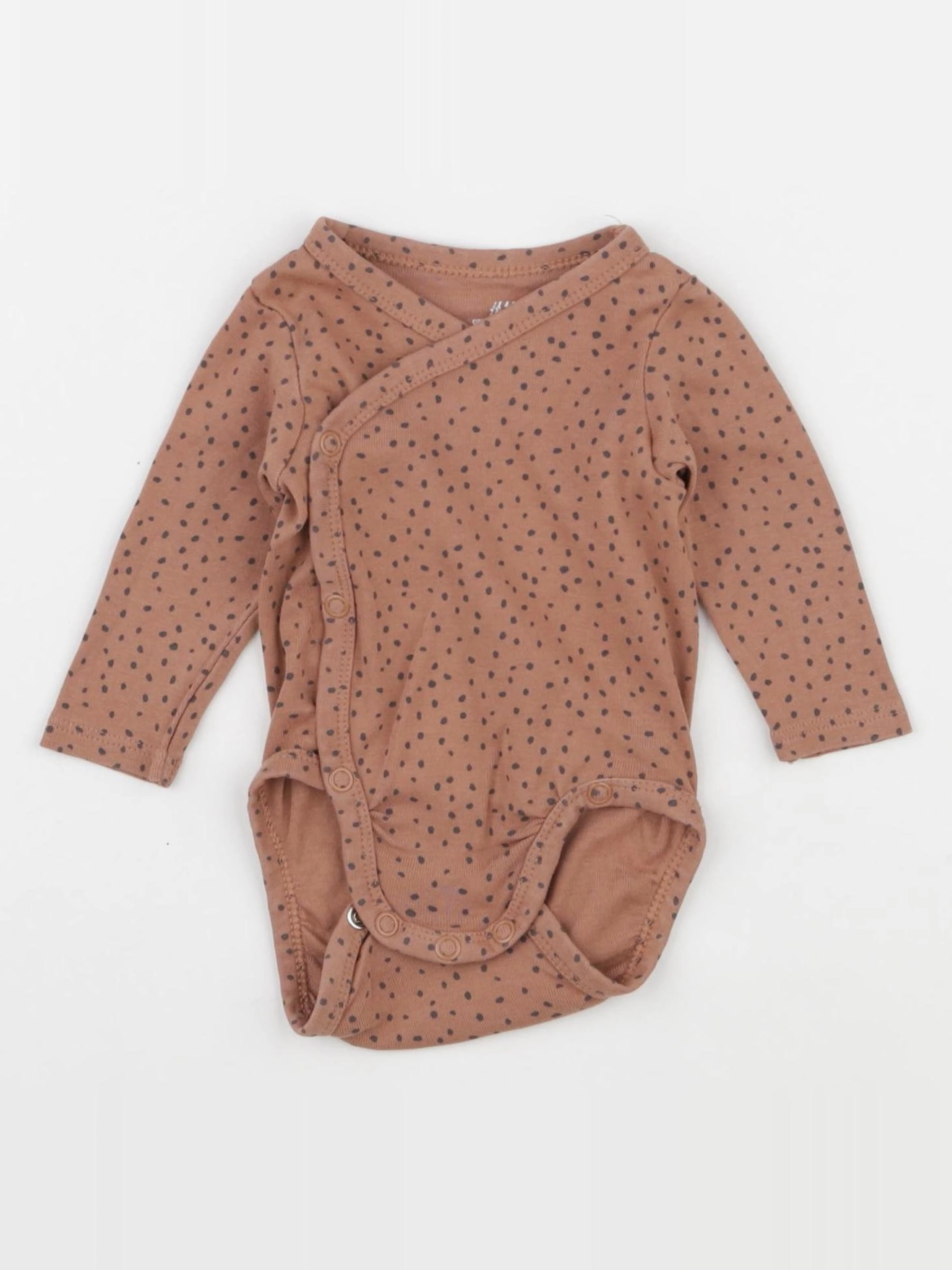 H&M - body marron - 1 mois