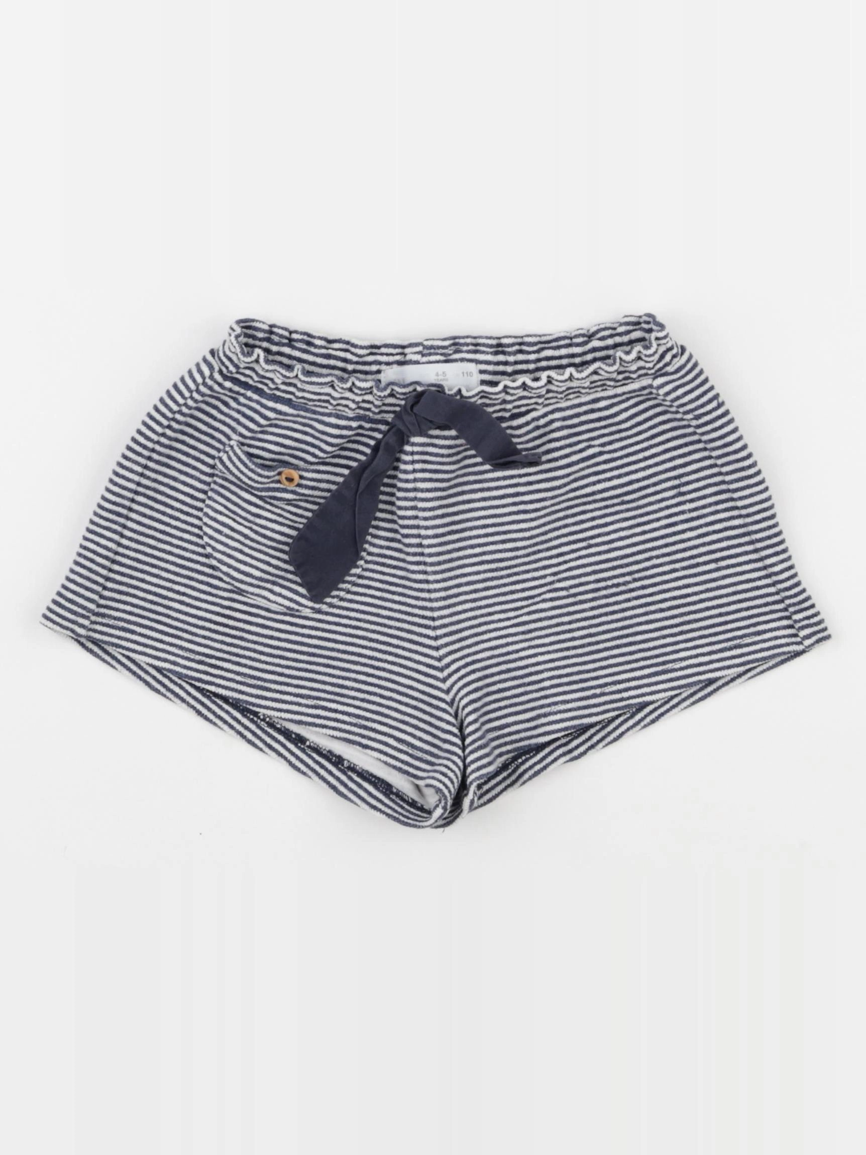 Zara - short bleu - 4/5 ans