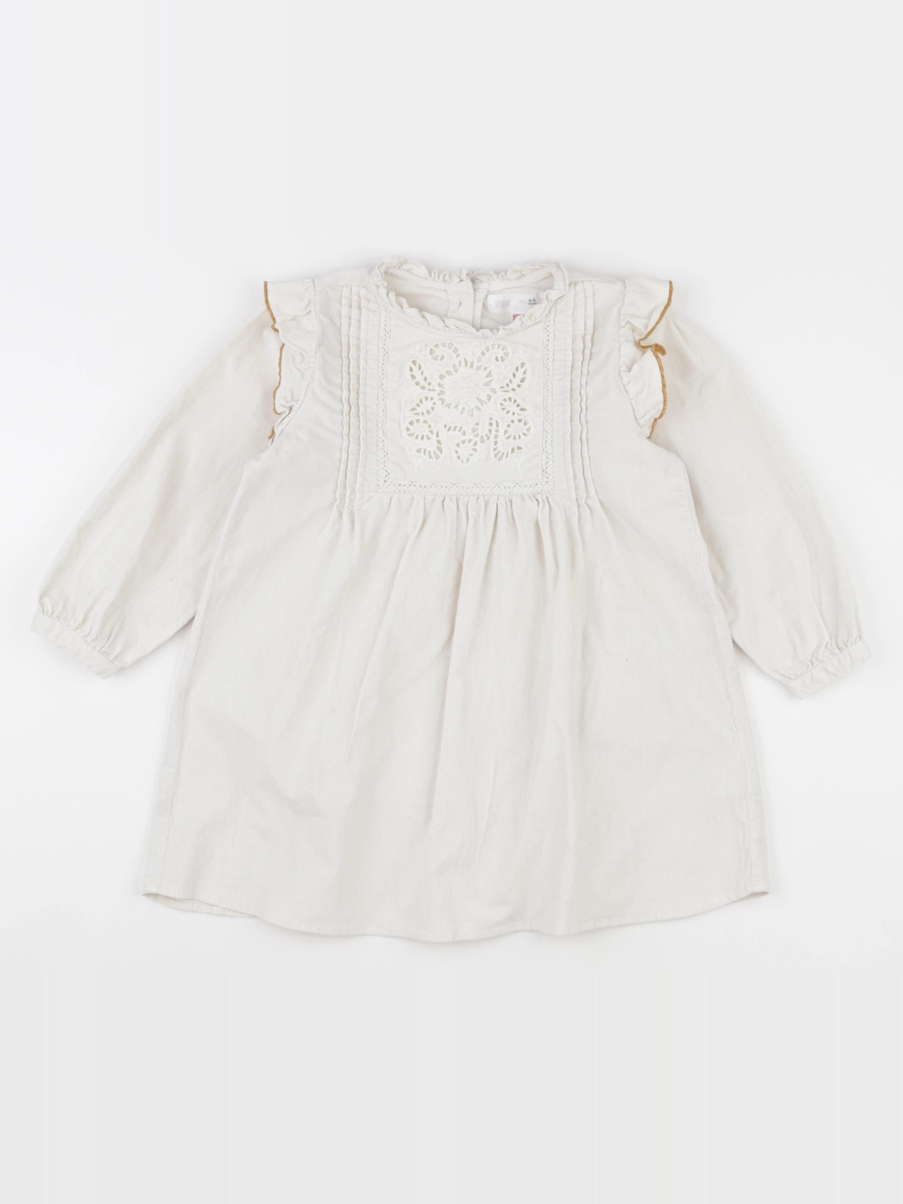 Zara - robe beige - 4/5 ans