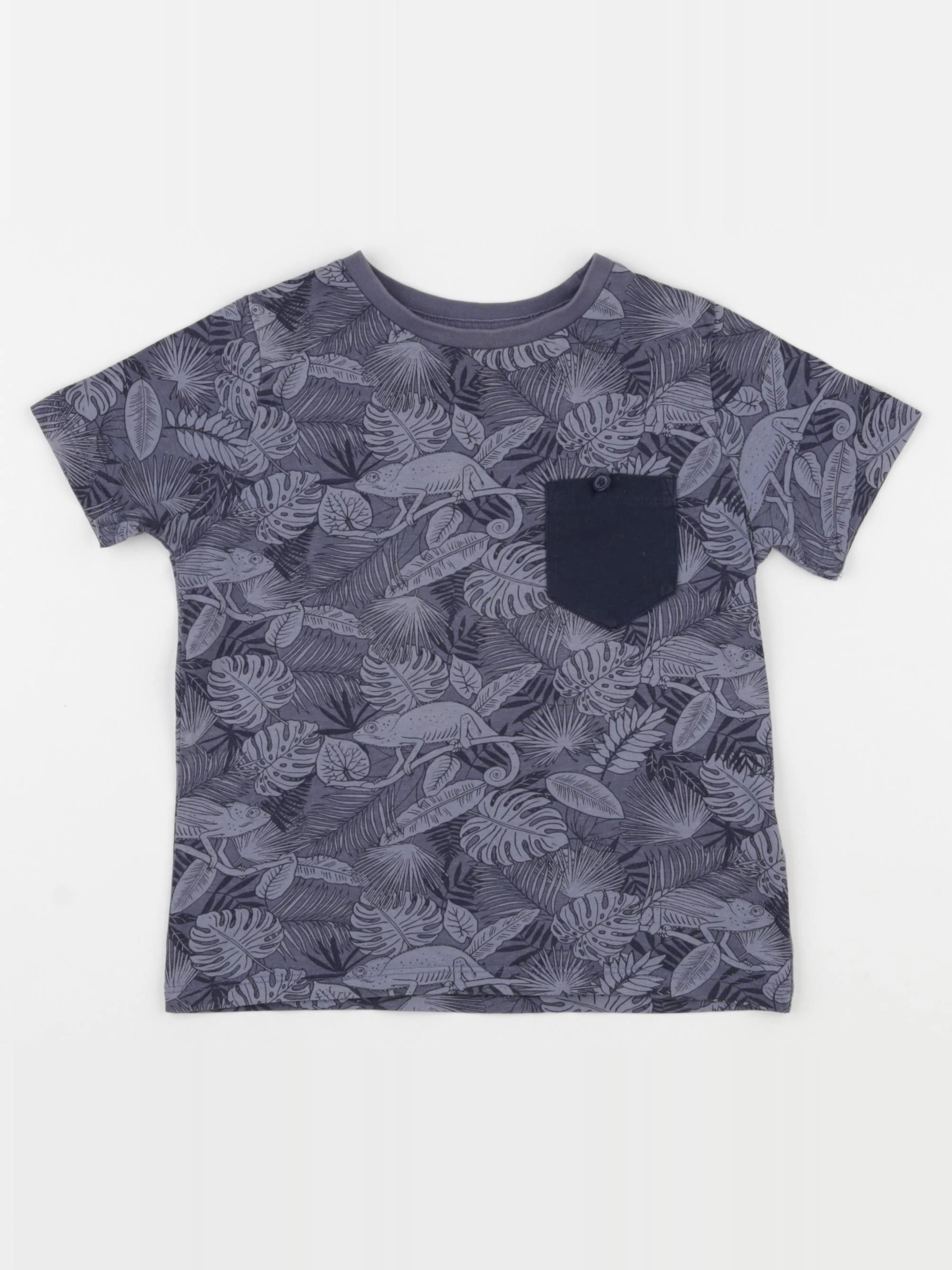 Vertbaudet - tee-shirt bleu - 4 ans