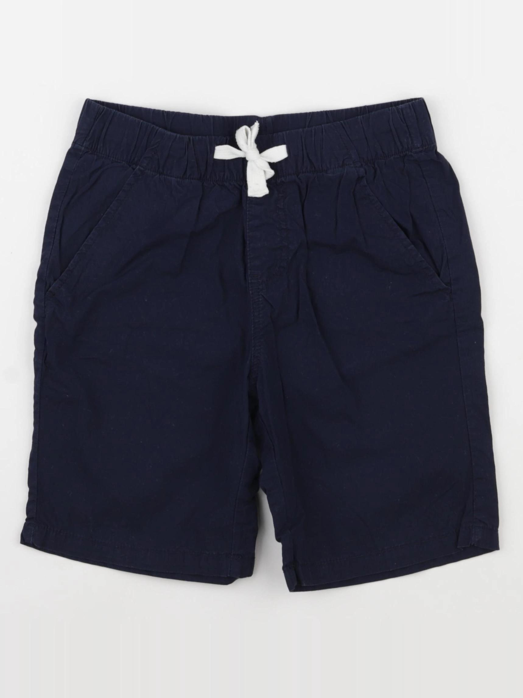 H&M - short bleu - 7/8 ans