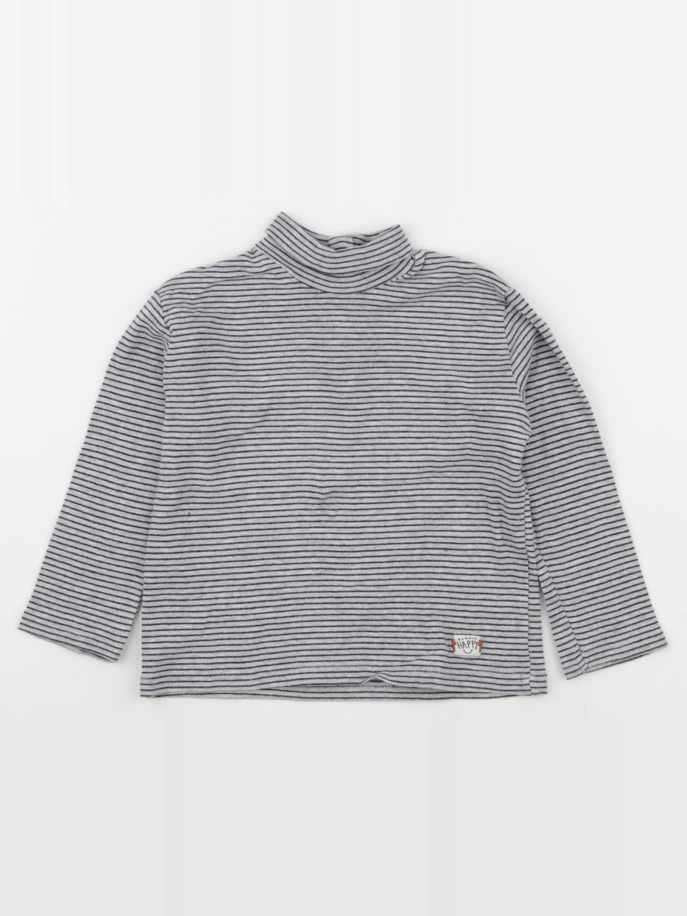 Zara - sous-pull gris - 2/3 ans