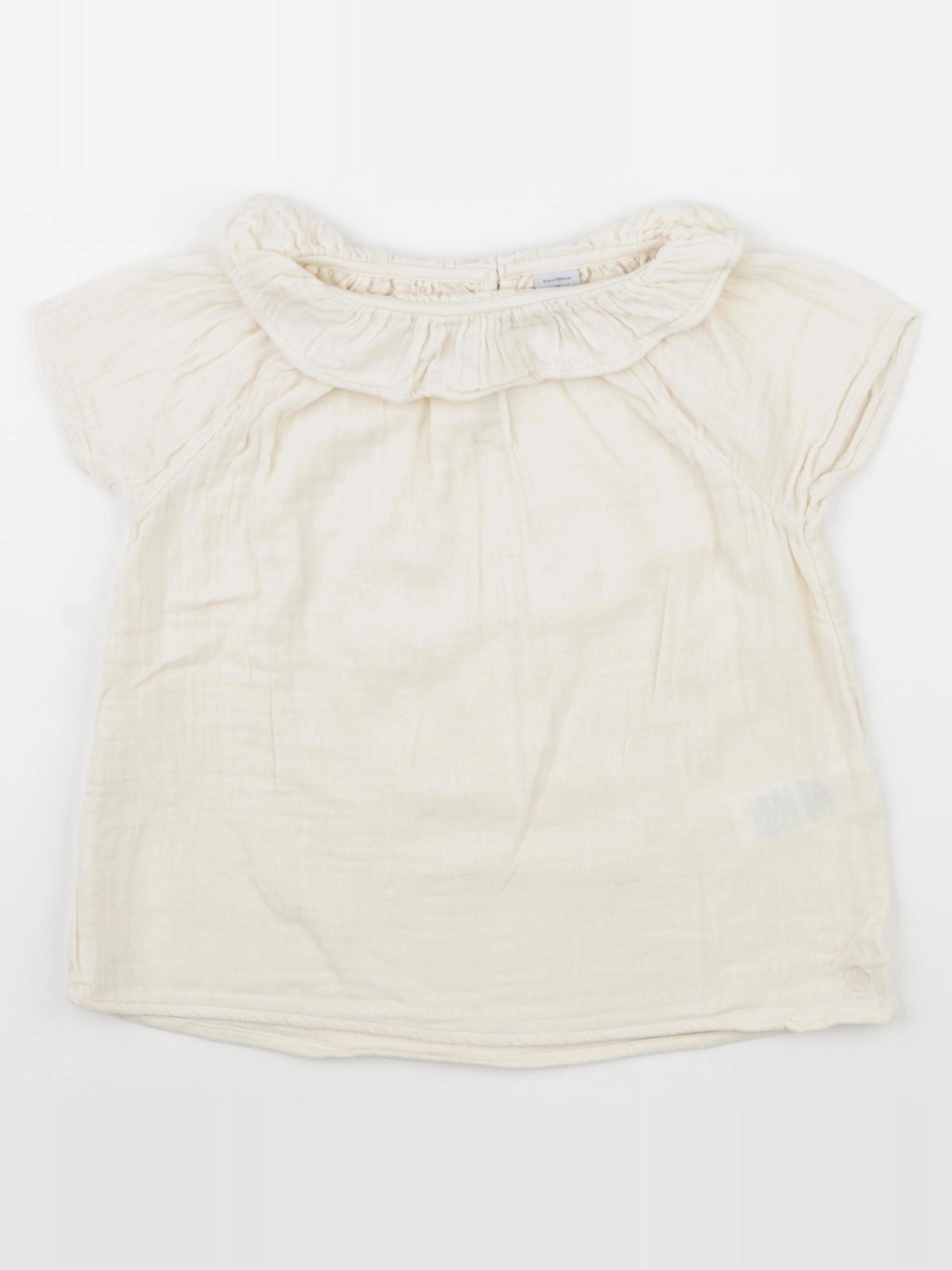 Petit Bateau - blouse beige - 4 ans