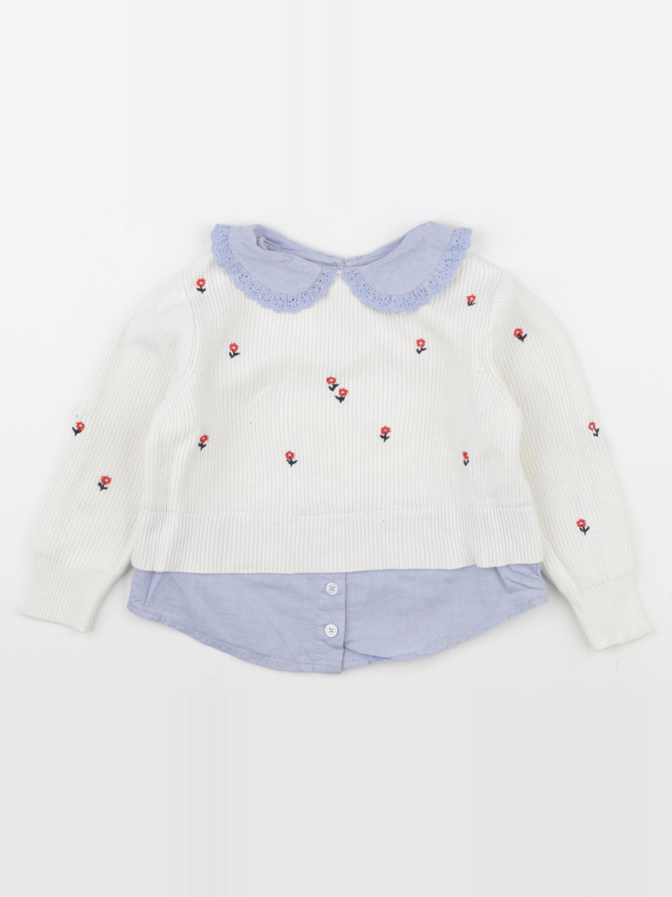 Monoprix - pull multicolore - 3 ans