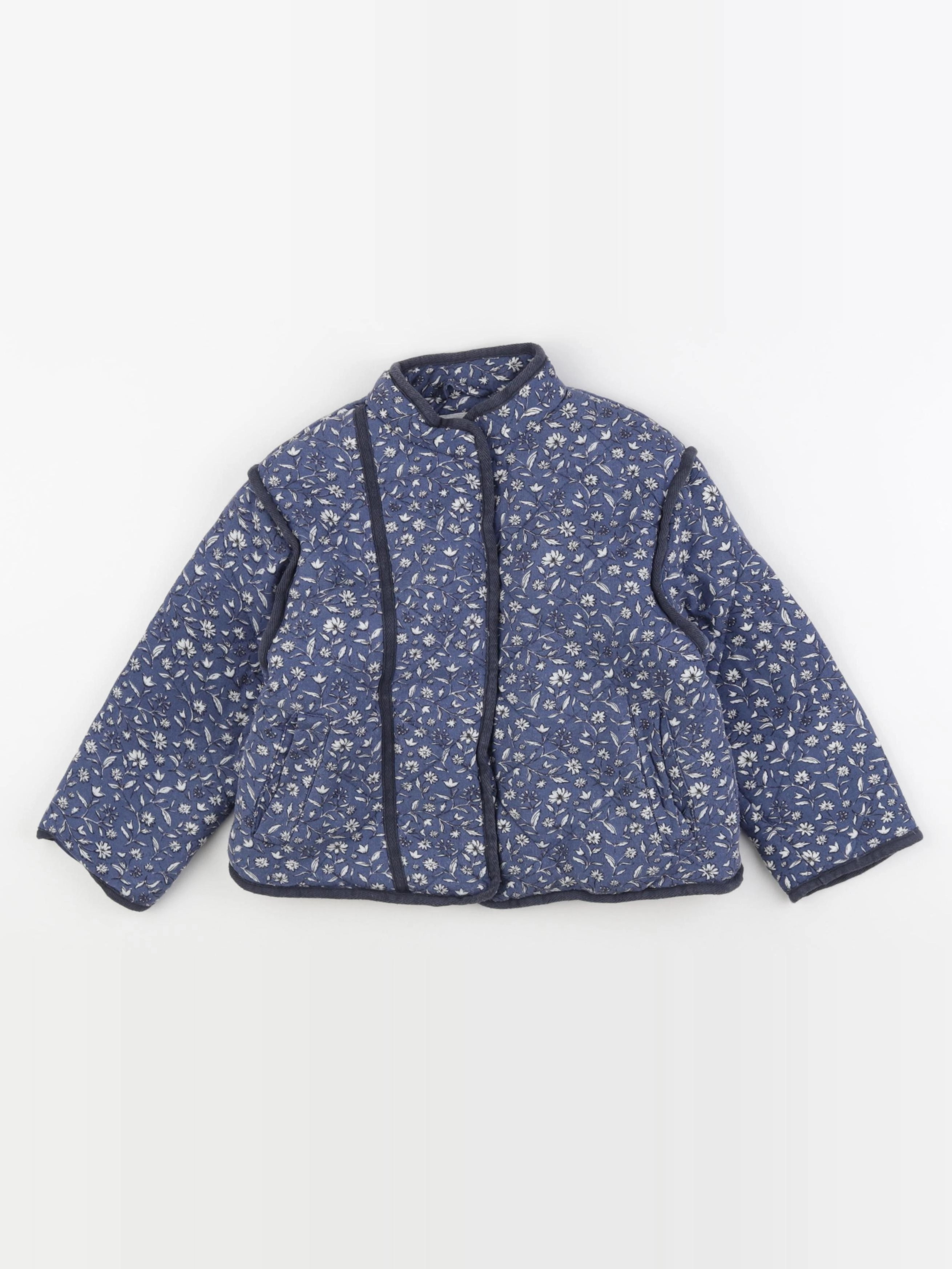 Vertbaudet - gilet bleu - 6 ans