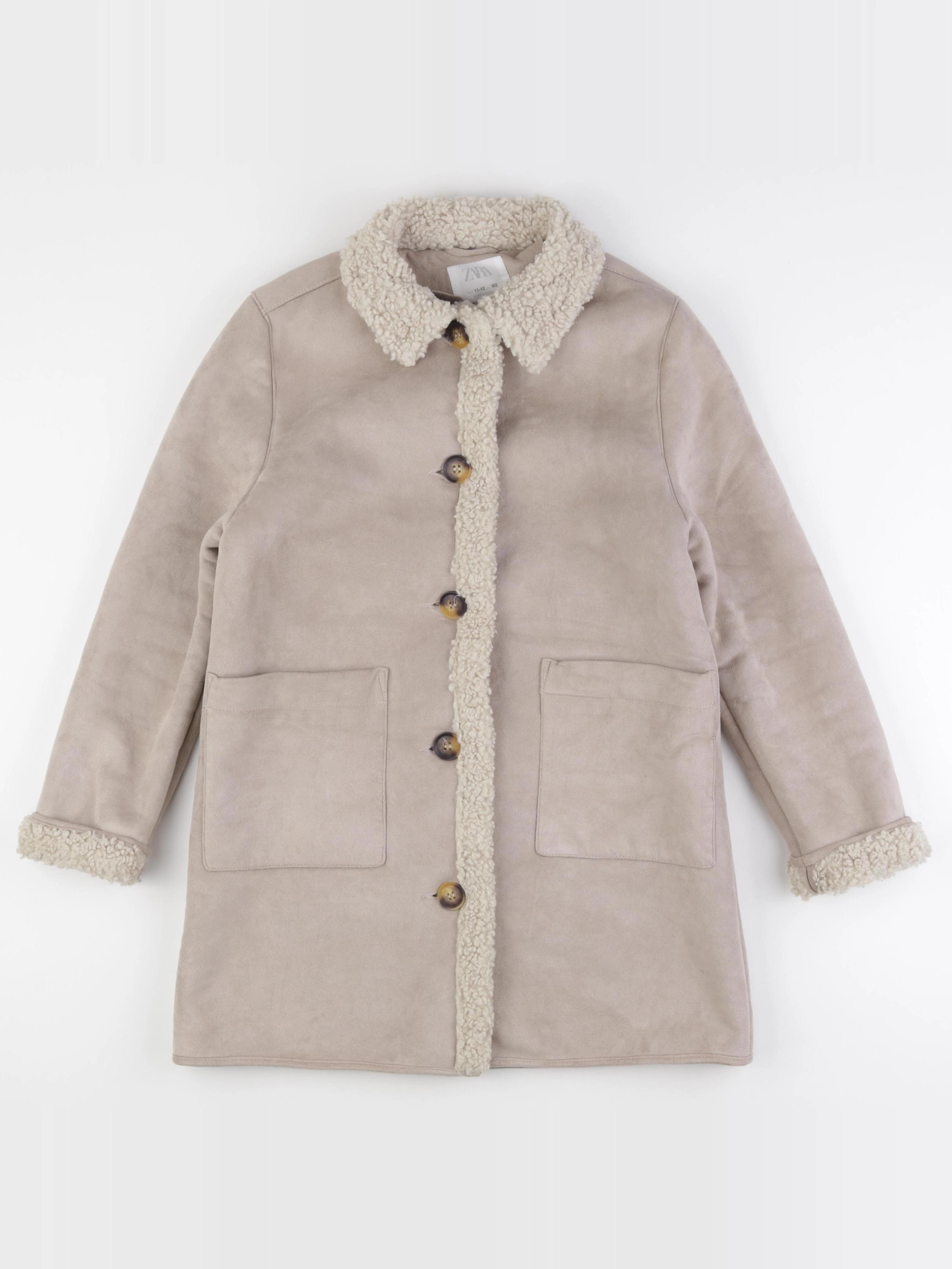 Zara - manteau beige - 11/12 ans