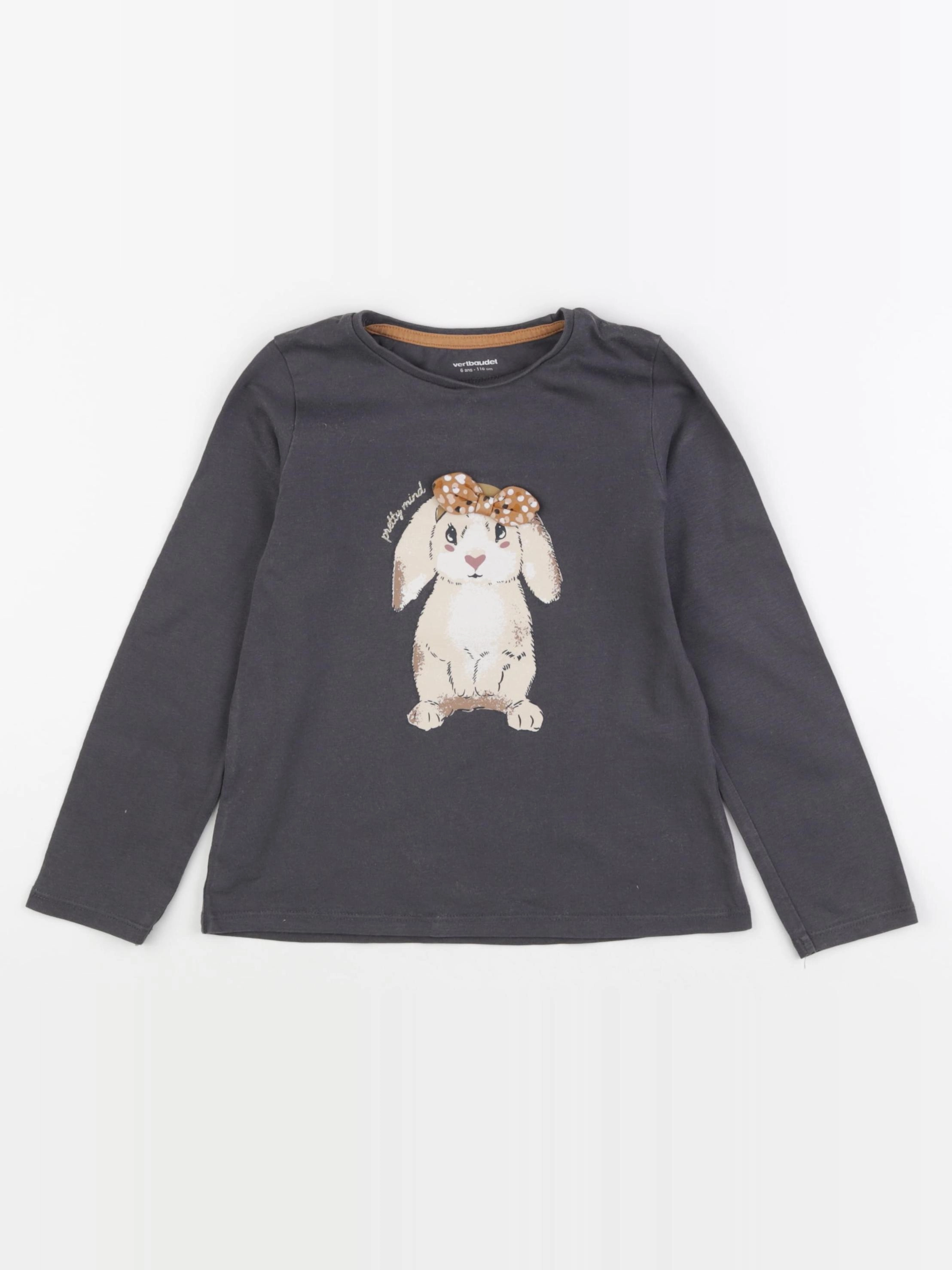 Vertbaudet - tee-shirt multicolore - 6 ans