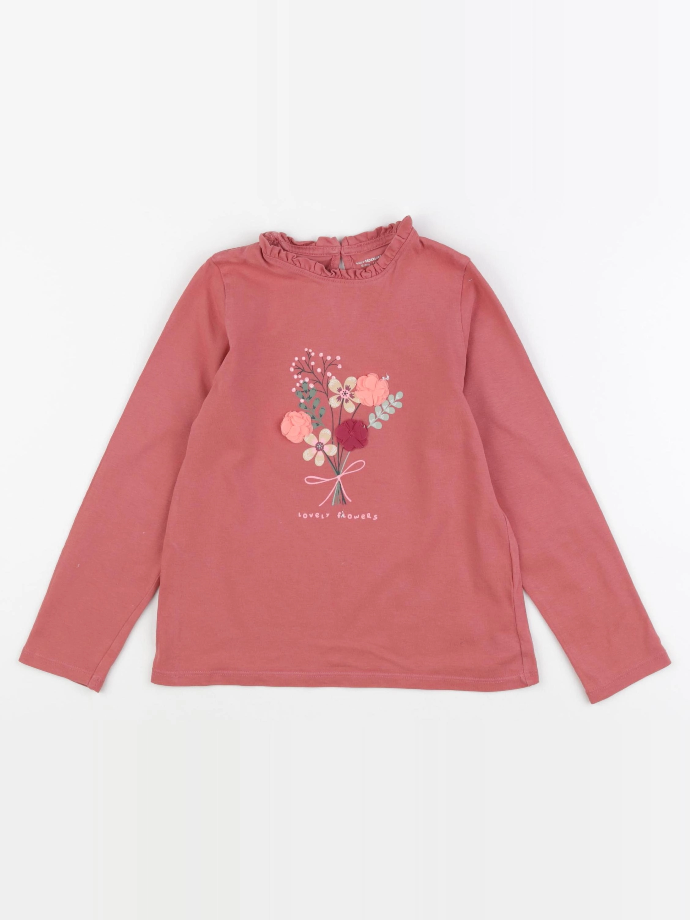 Vertbaudet - tee-shirt multicolore - 6 ans