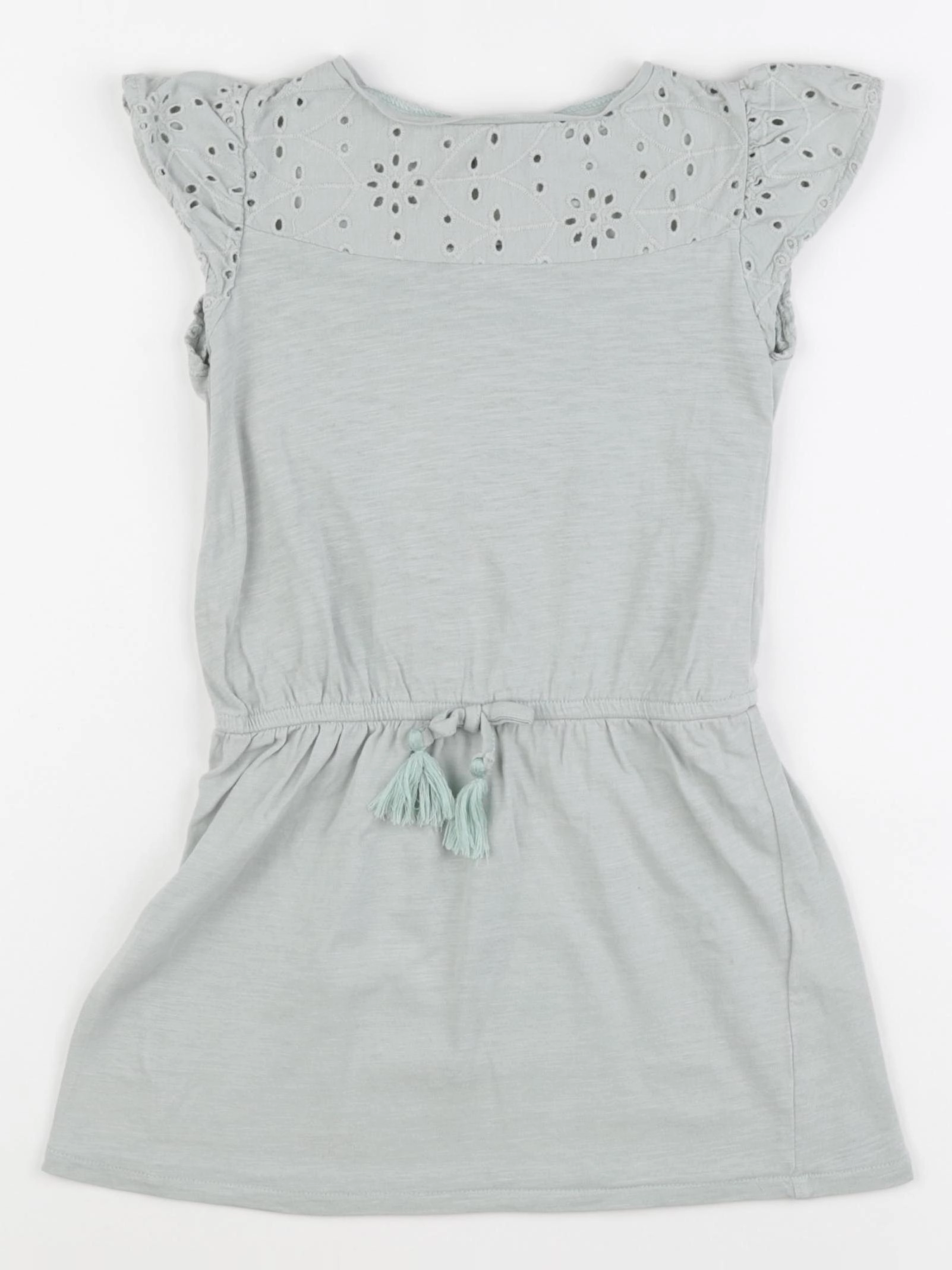 Vertbaudet - robe vert - 4 ans