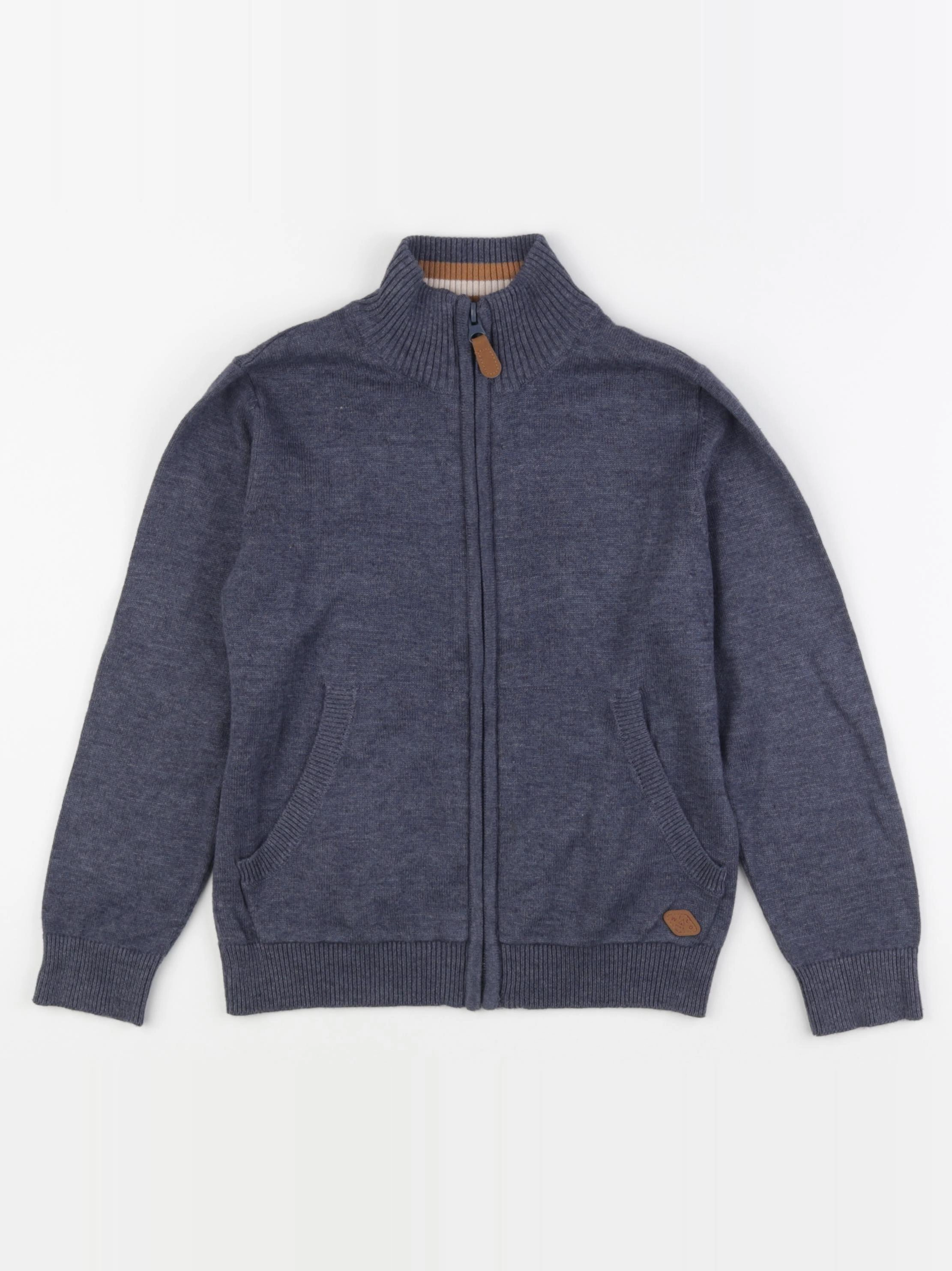 Vertbaudet - gilet bleu - 8 ans