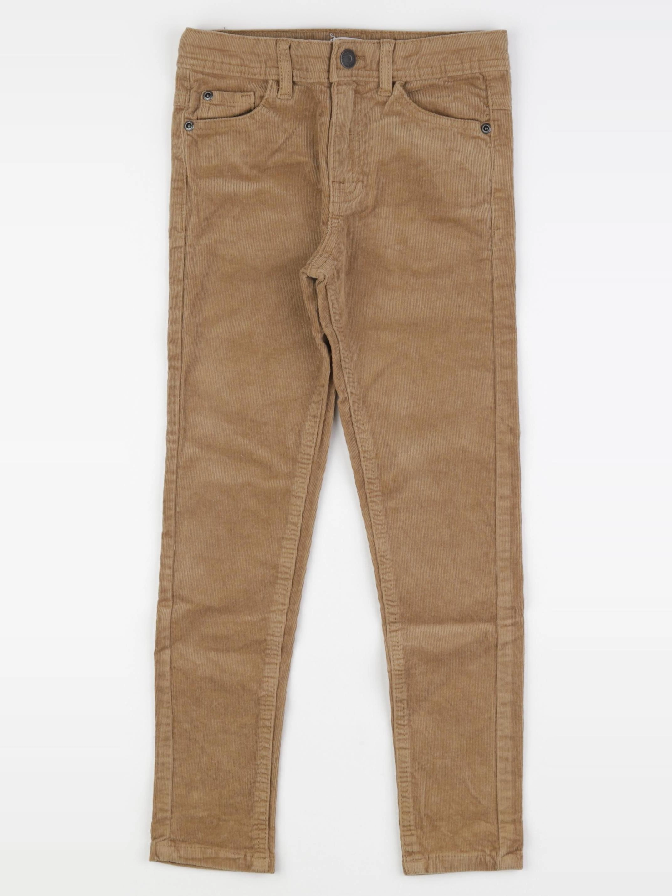Vertbaudet - pantalon marron - 7 ans