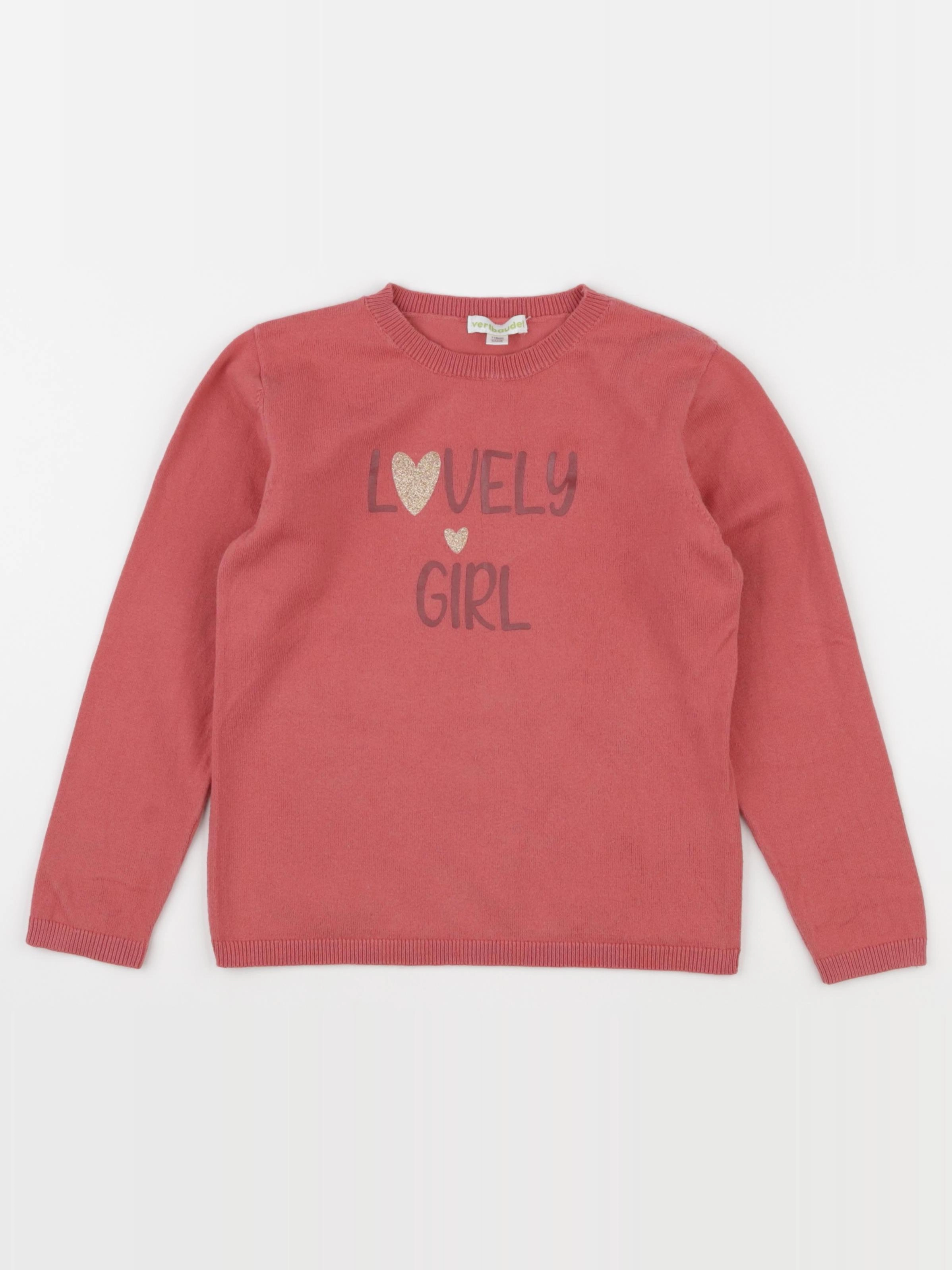 Vertbaudet - pull multicolore - 6 ans