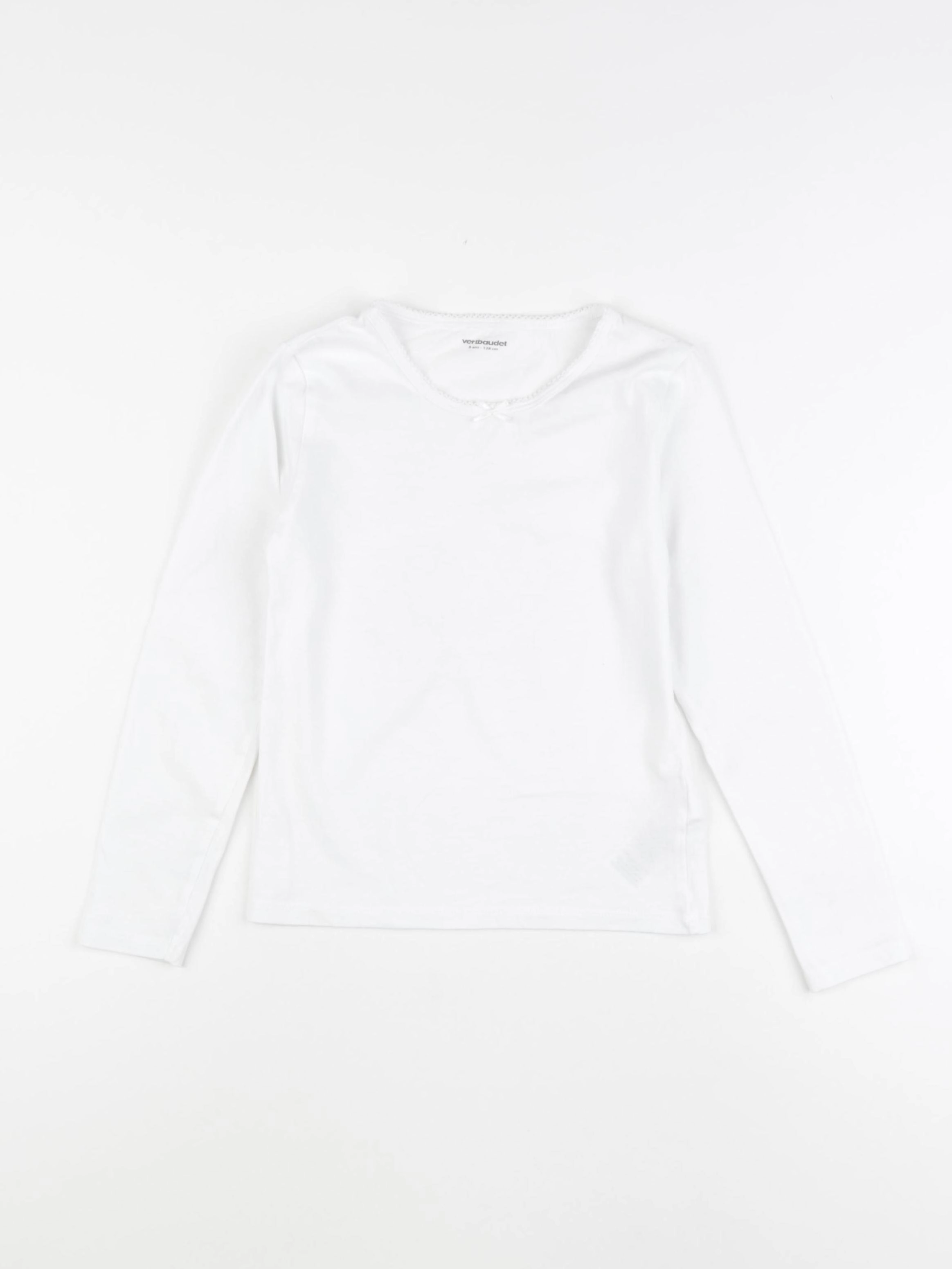 Vertbaudet - maillot de corps blanc - 8 ans