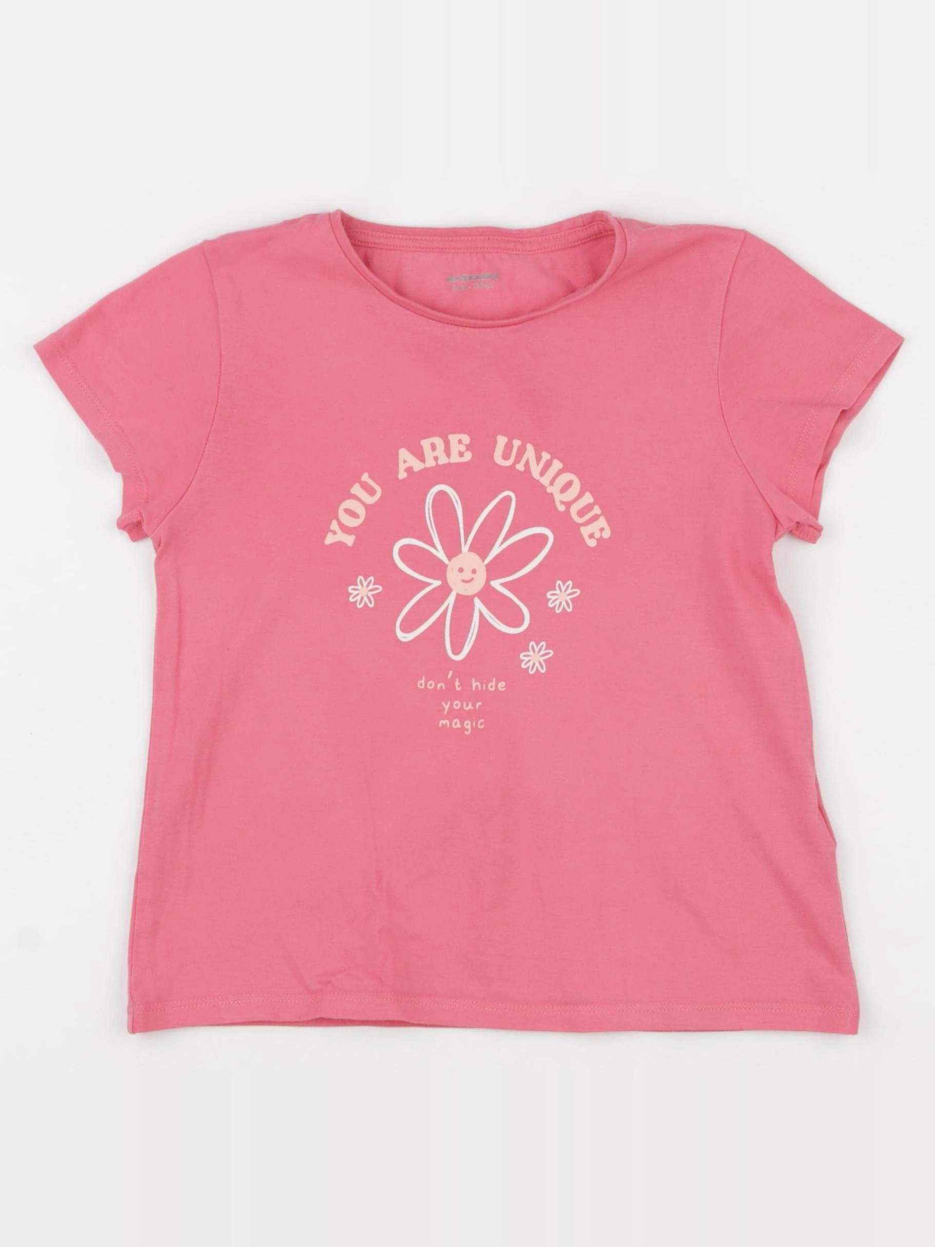 Vertbaudet - tee-shirt rose - 6 ans