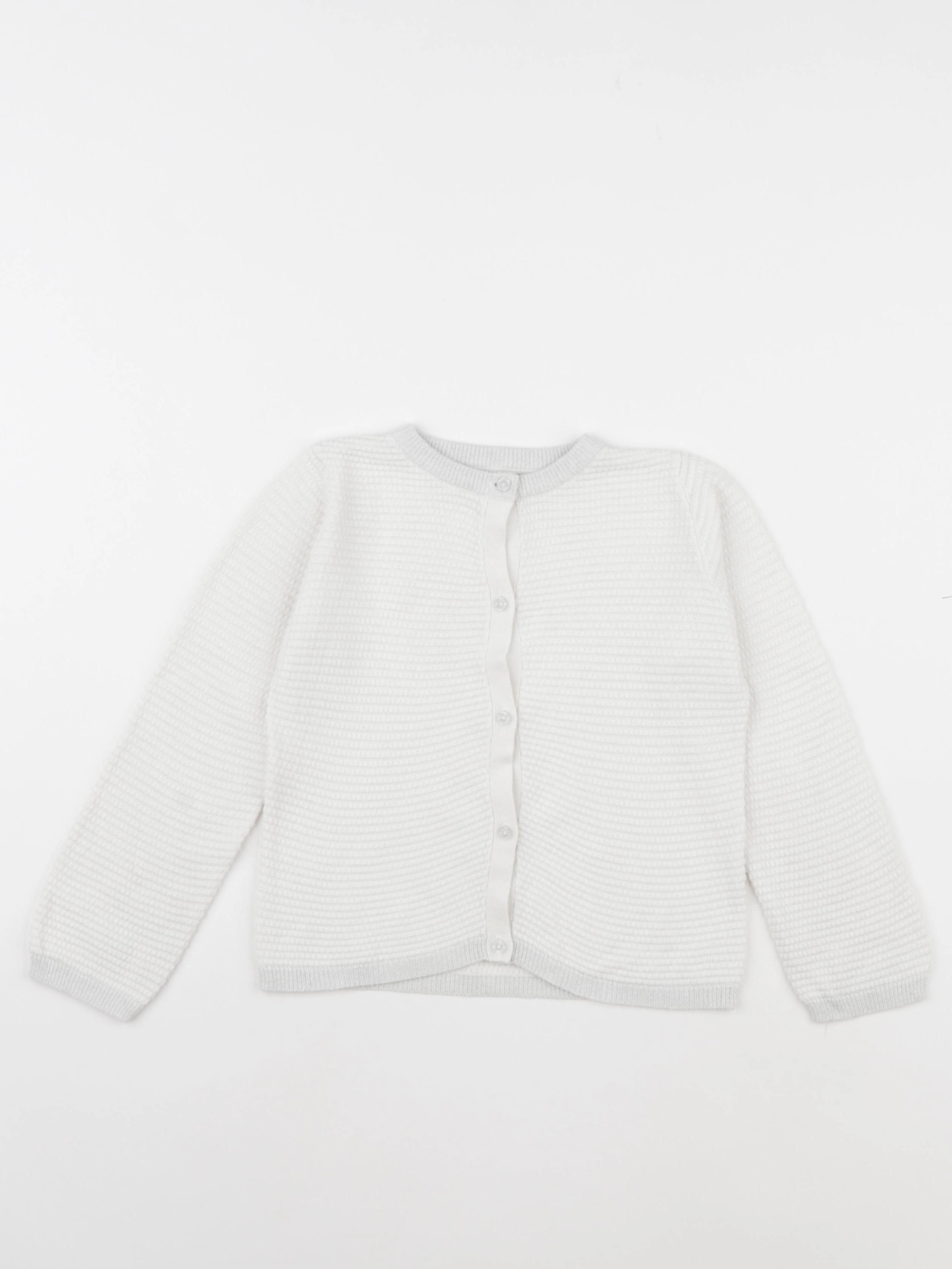 Cadet Rousselle - gilet argent, blanc - 24 mois