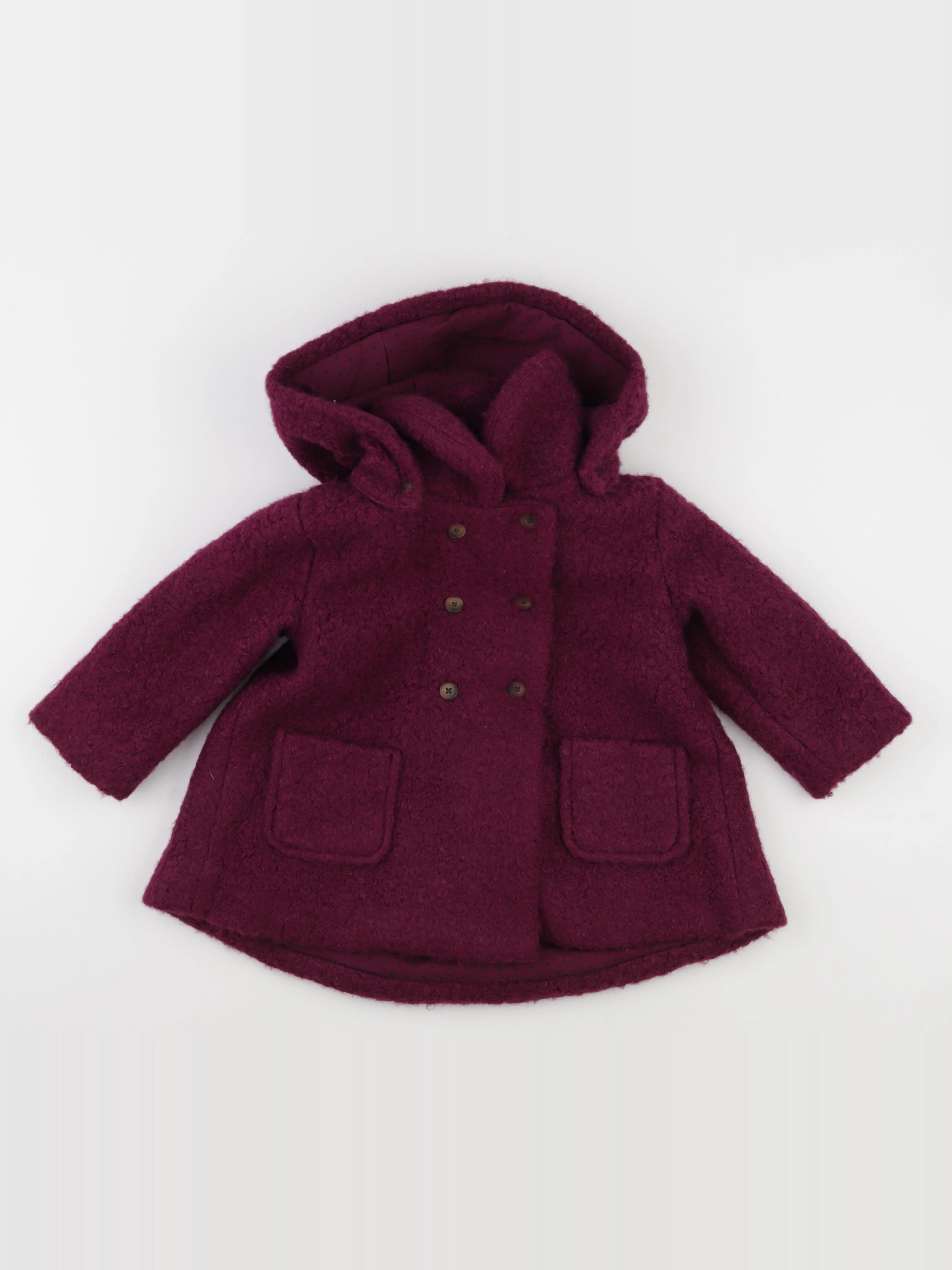 Boutchou - manteau violet - 24 mois