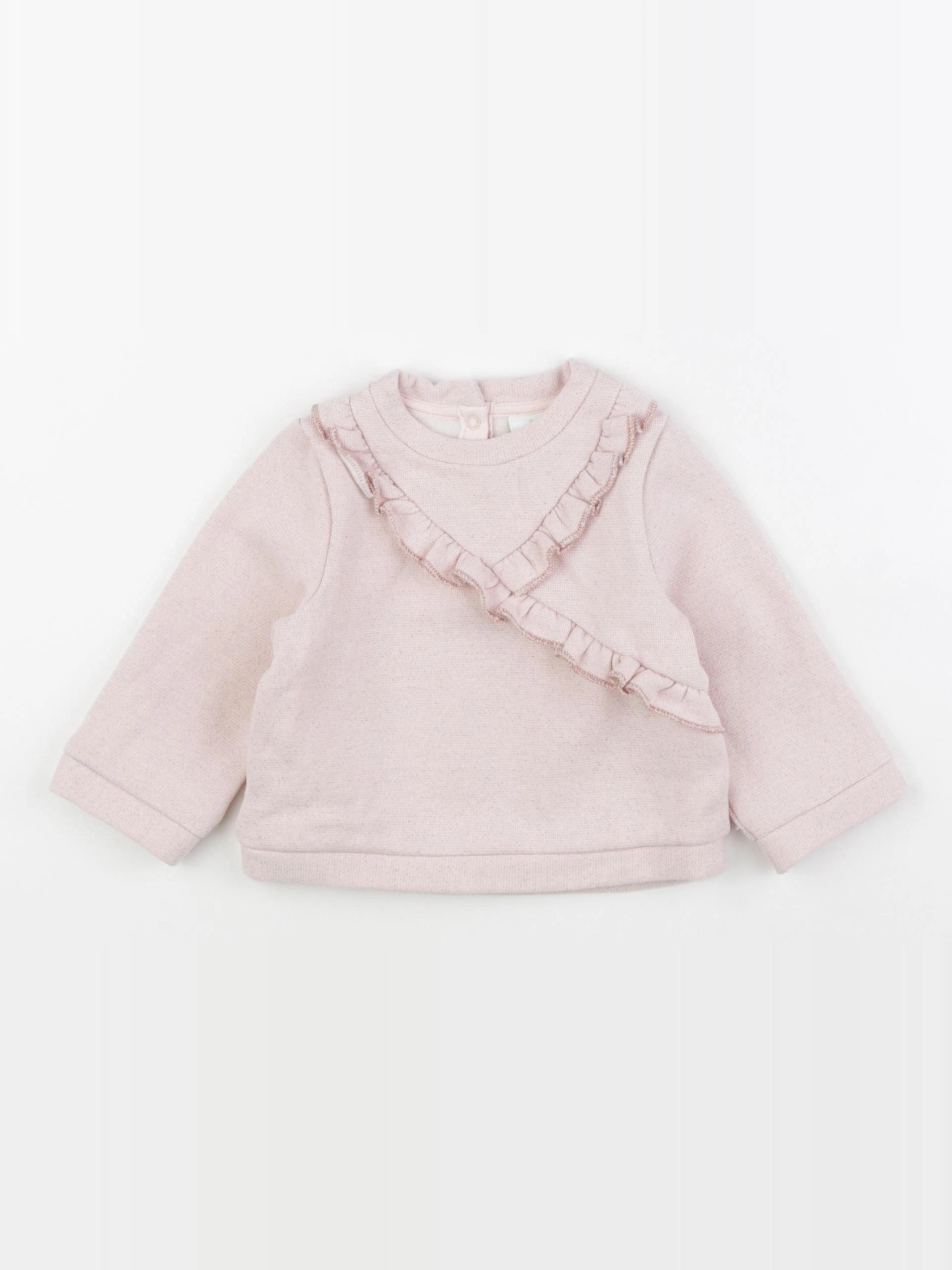 Tape à l'oeil - sweat rose - 9 mois