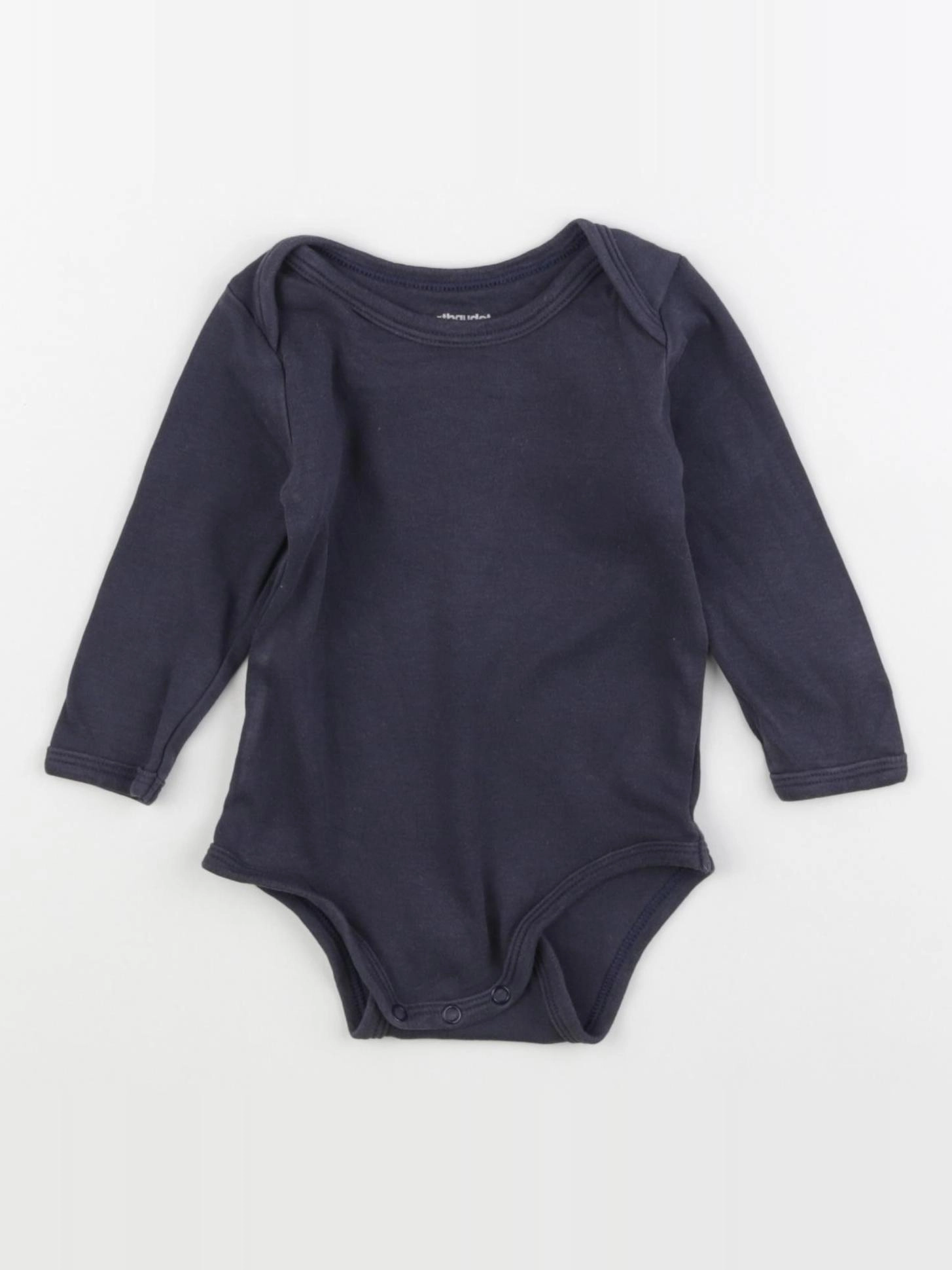Vertbaudet - body gris - 9 mois