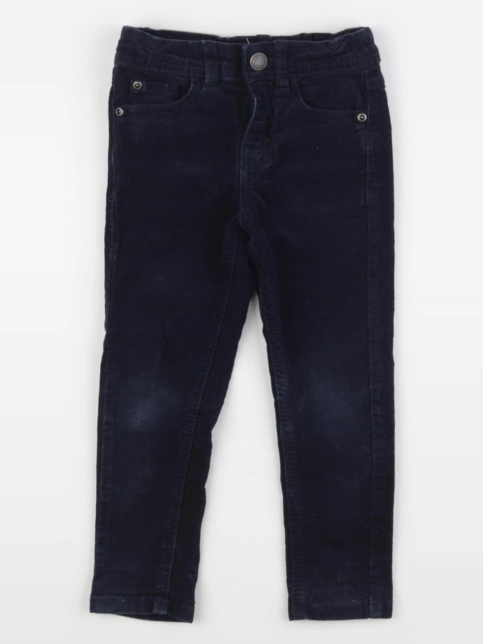 Vertbaudet - pantalon bleu - 3 ans