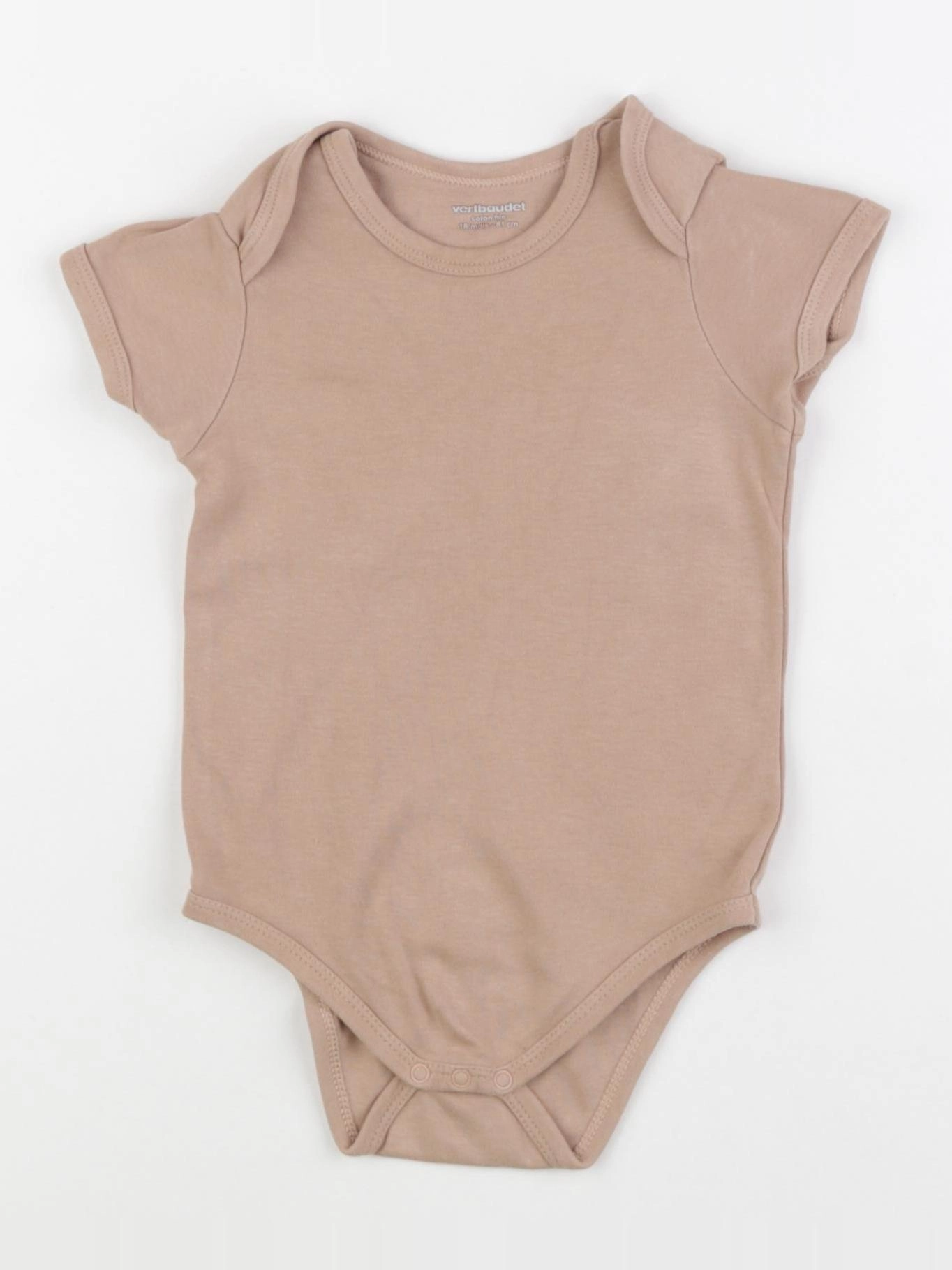 Vertbaudet - body beige - 18 mois