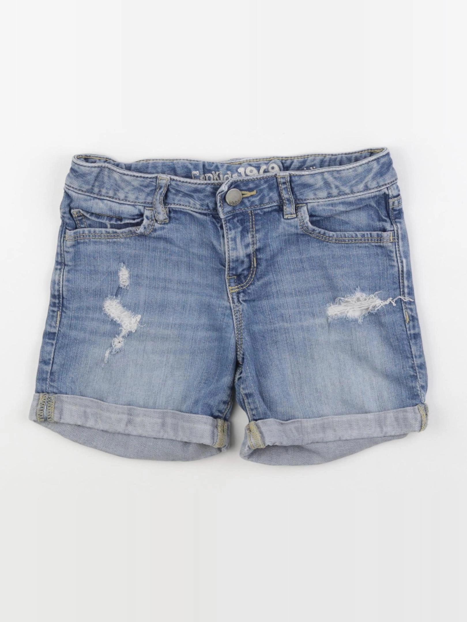 GAP - short bleu - 10/11 ans