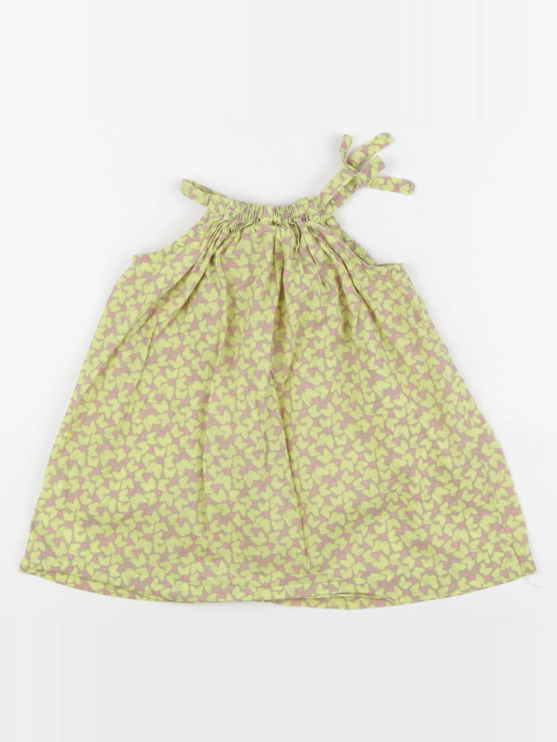 Vertbaudet - robe jaune - 2 ans