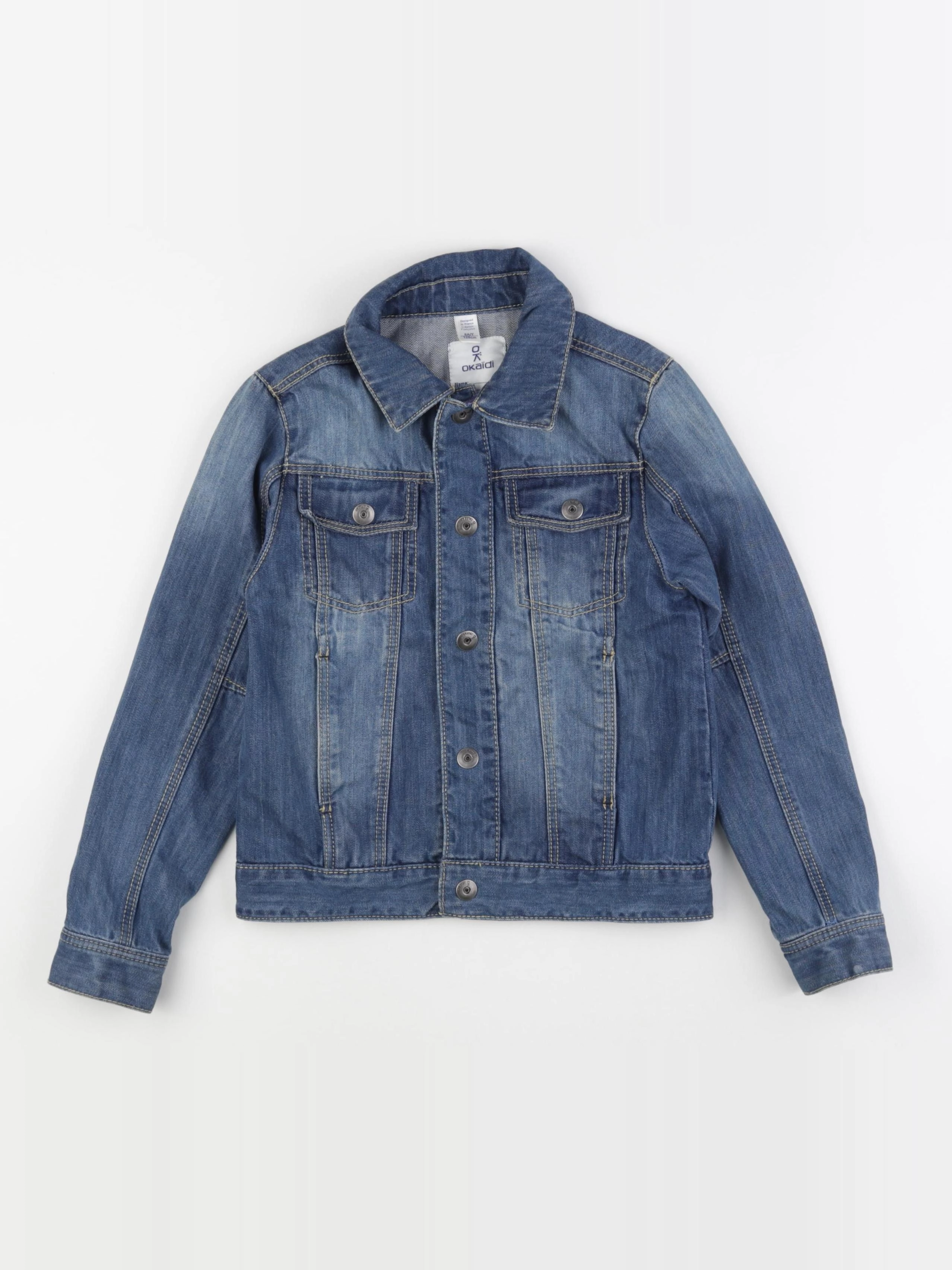 Okaidi - veste bleu - 8 ans