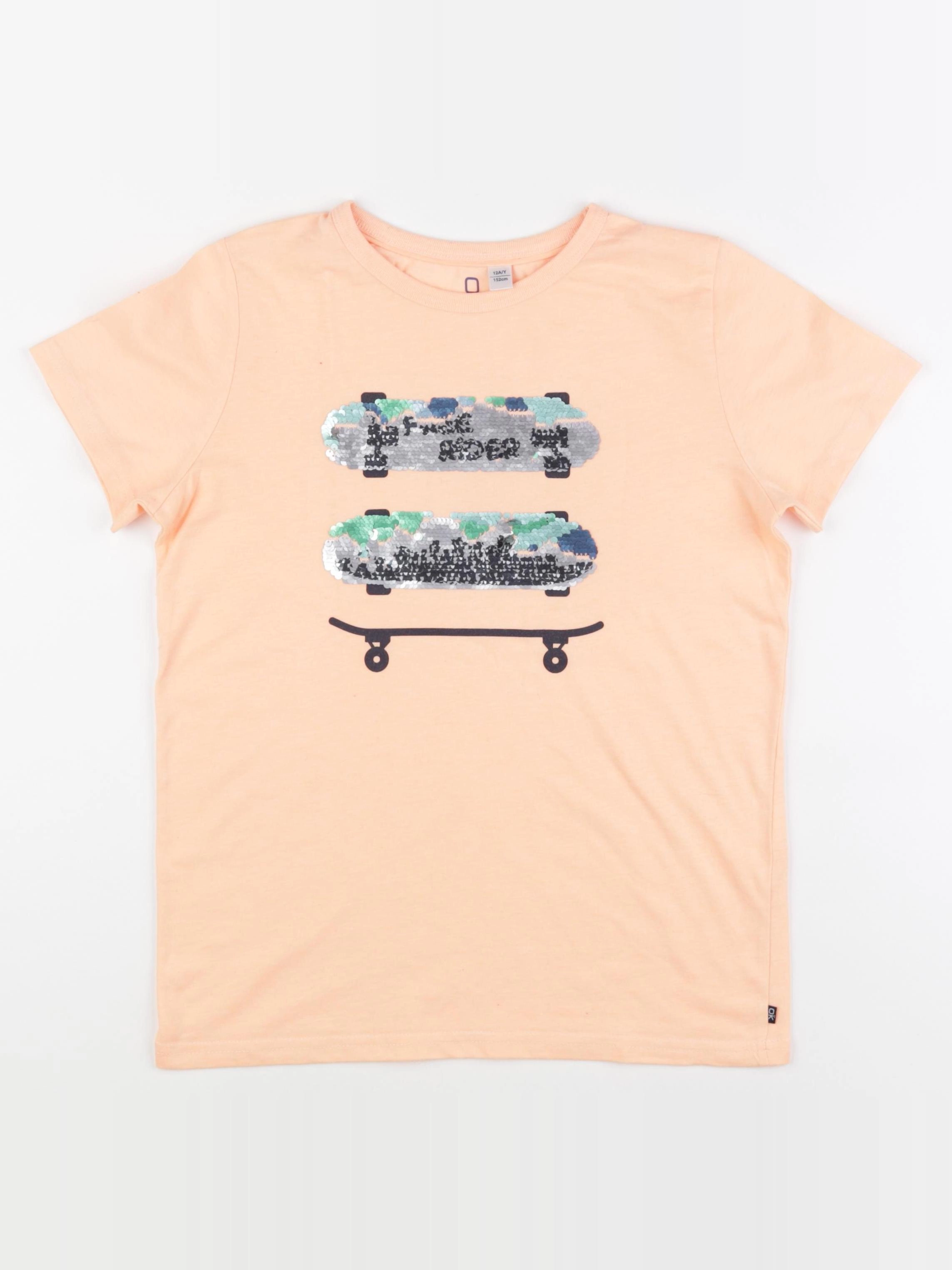 Okaidi - tee-shirt orange - 12 ans