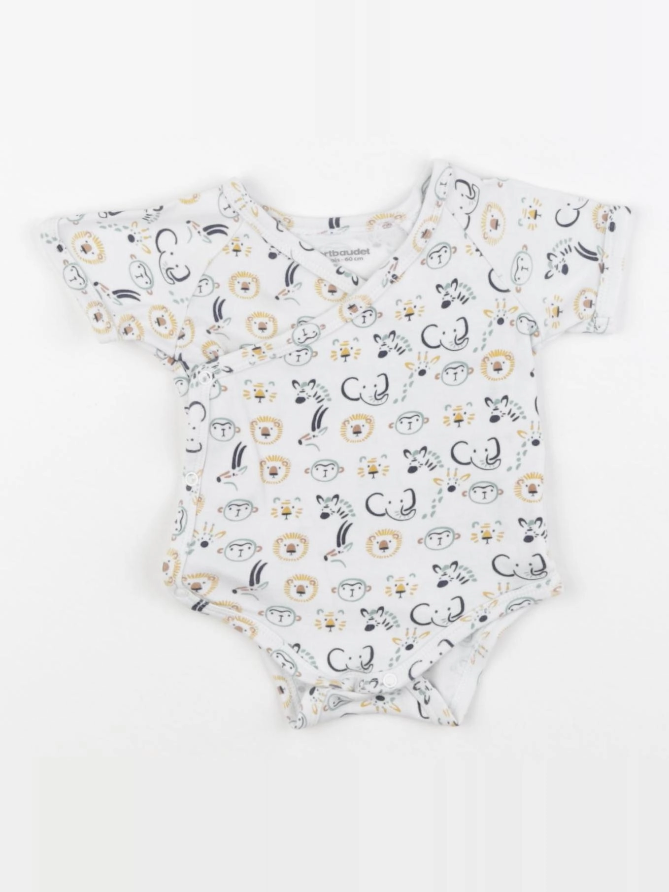 Vertbaudet - body blanc - 3 mois