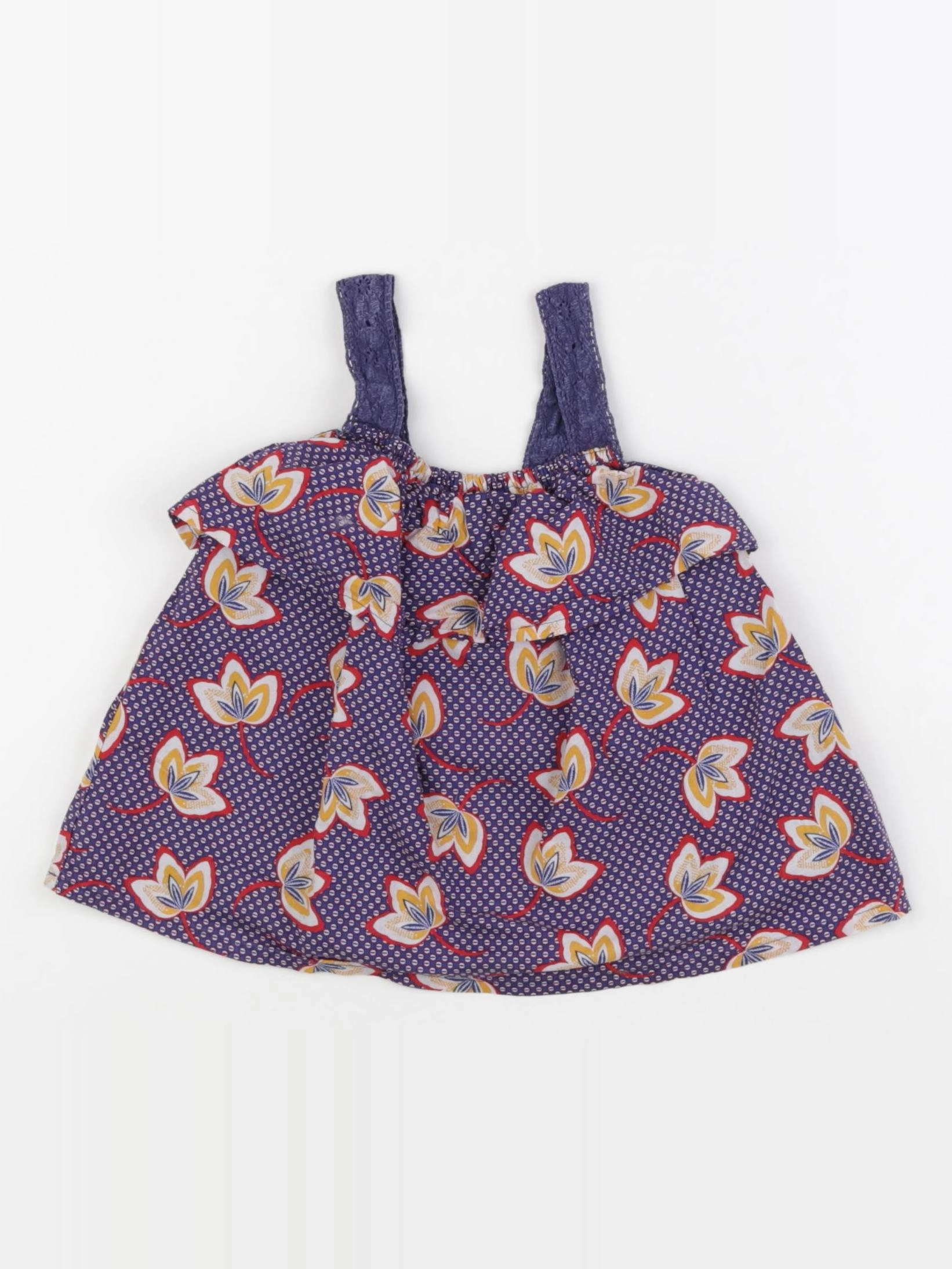 Vertbaudet - blouse violet - 3 ans