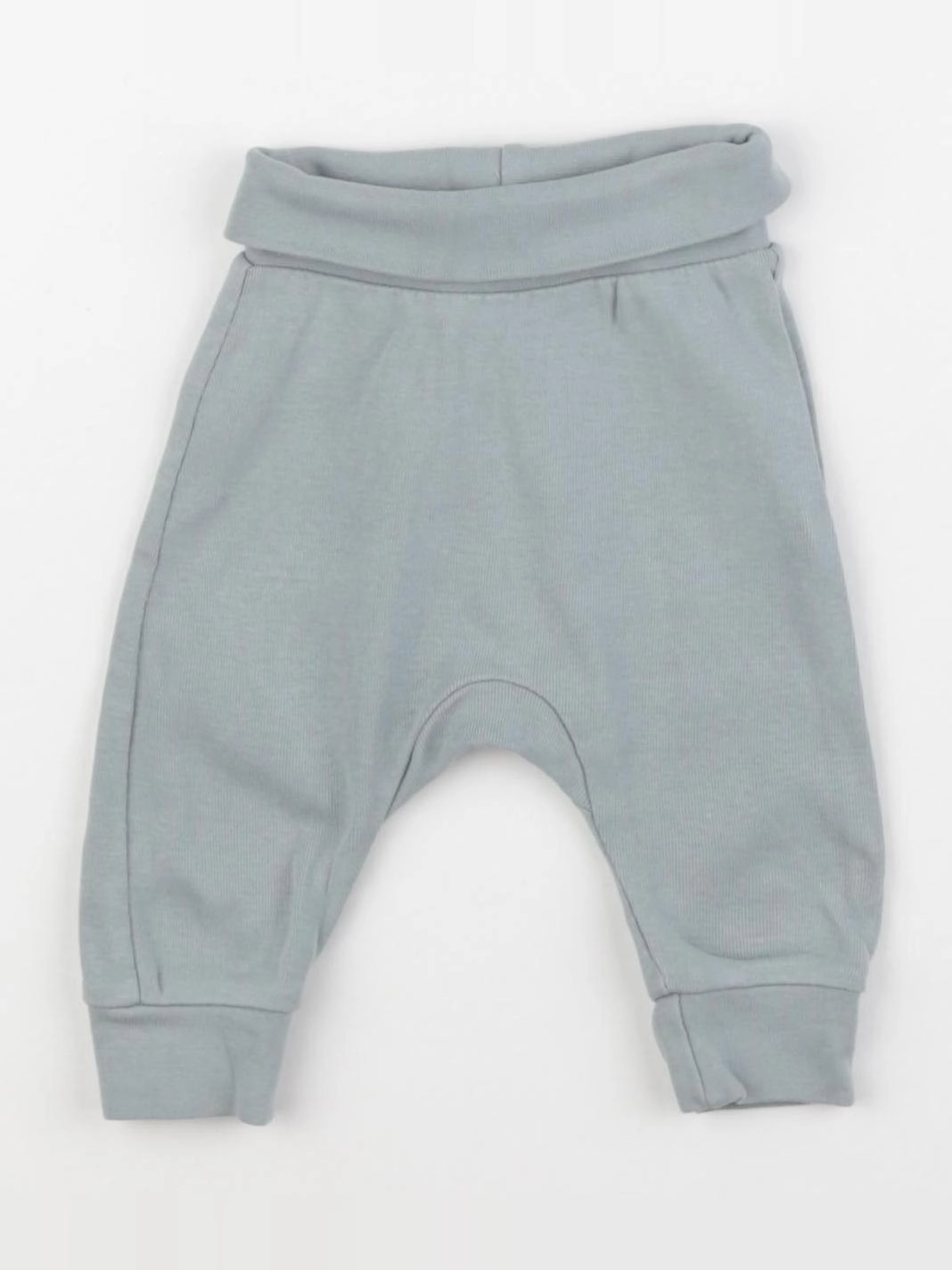 H&M - sarouel beige, bleu - 1 mois