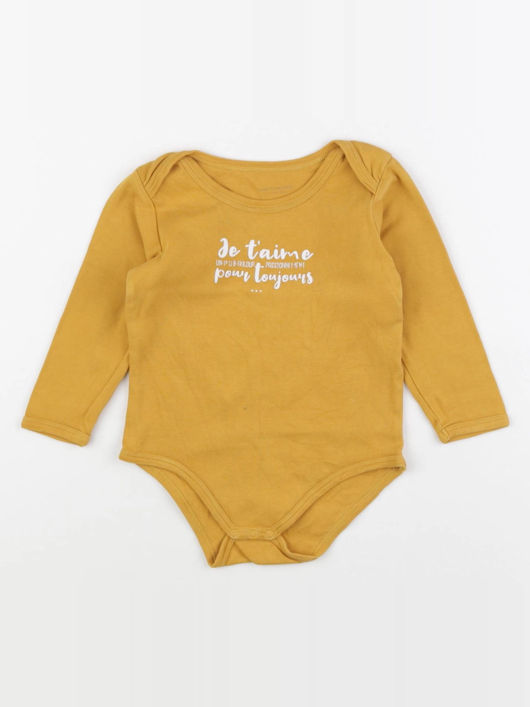 Vertbaudet - body jaune - 2 ans