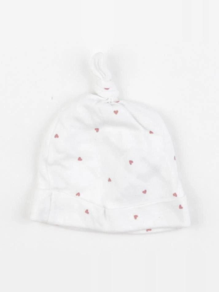 H&M - bonnet de naissance blanc - 1 mois