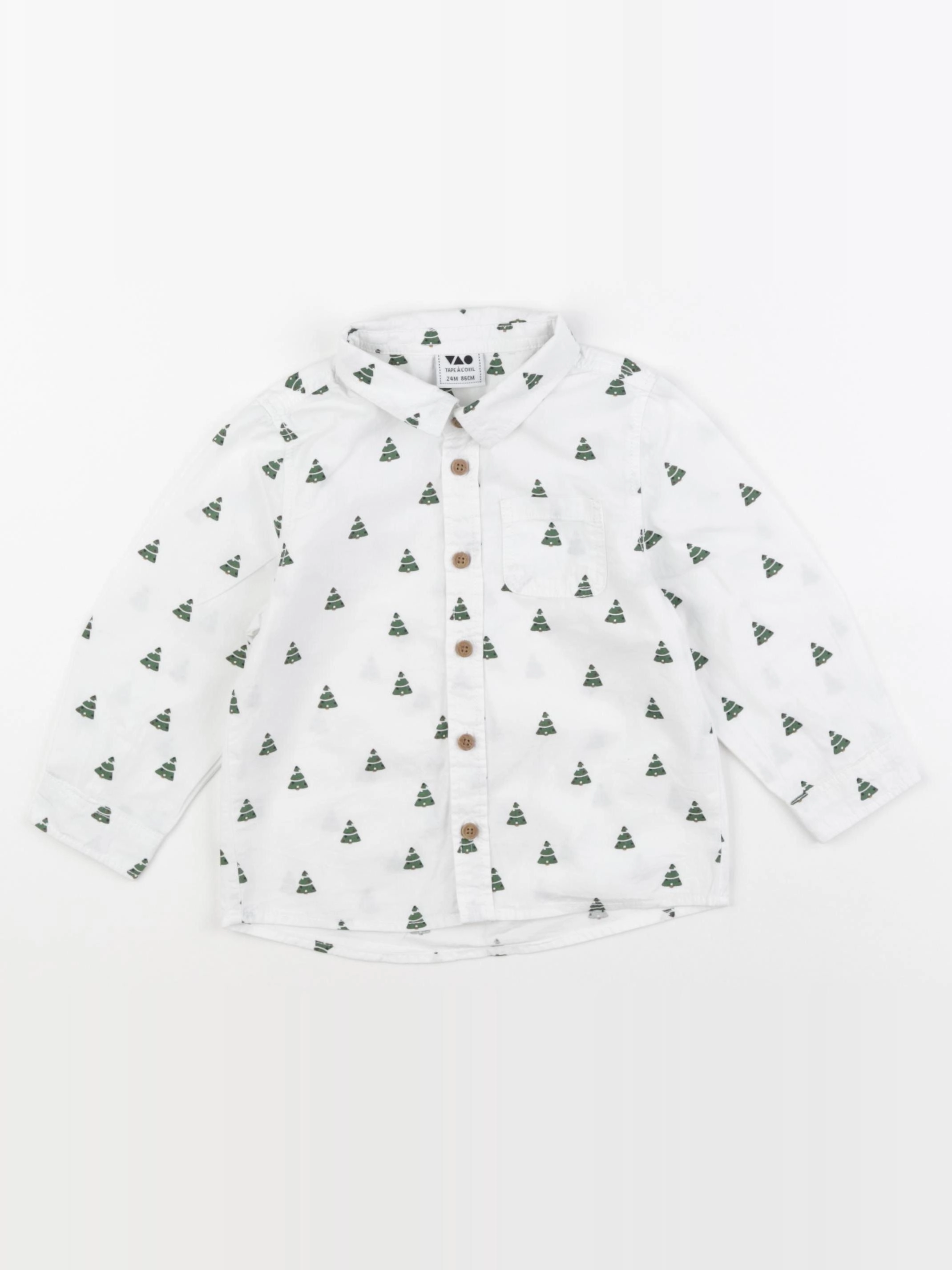 Tape à l'oeil - chemise blanc - 24 mois