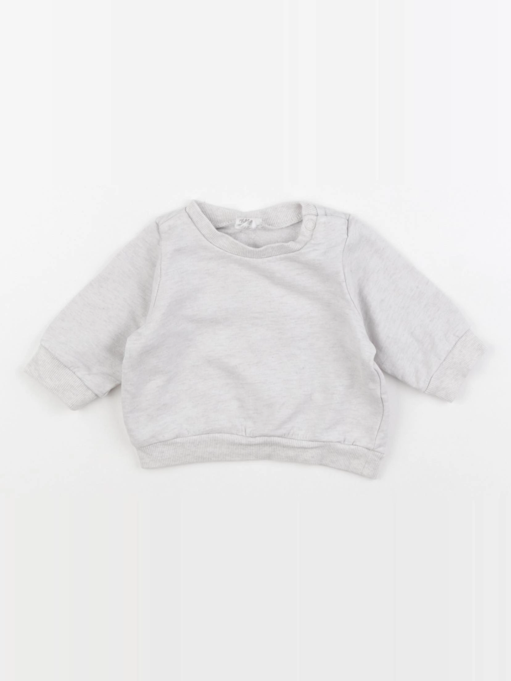 H&M - sweat gris - 1 mois