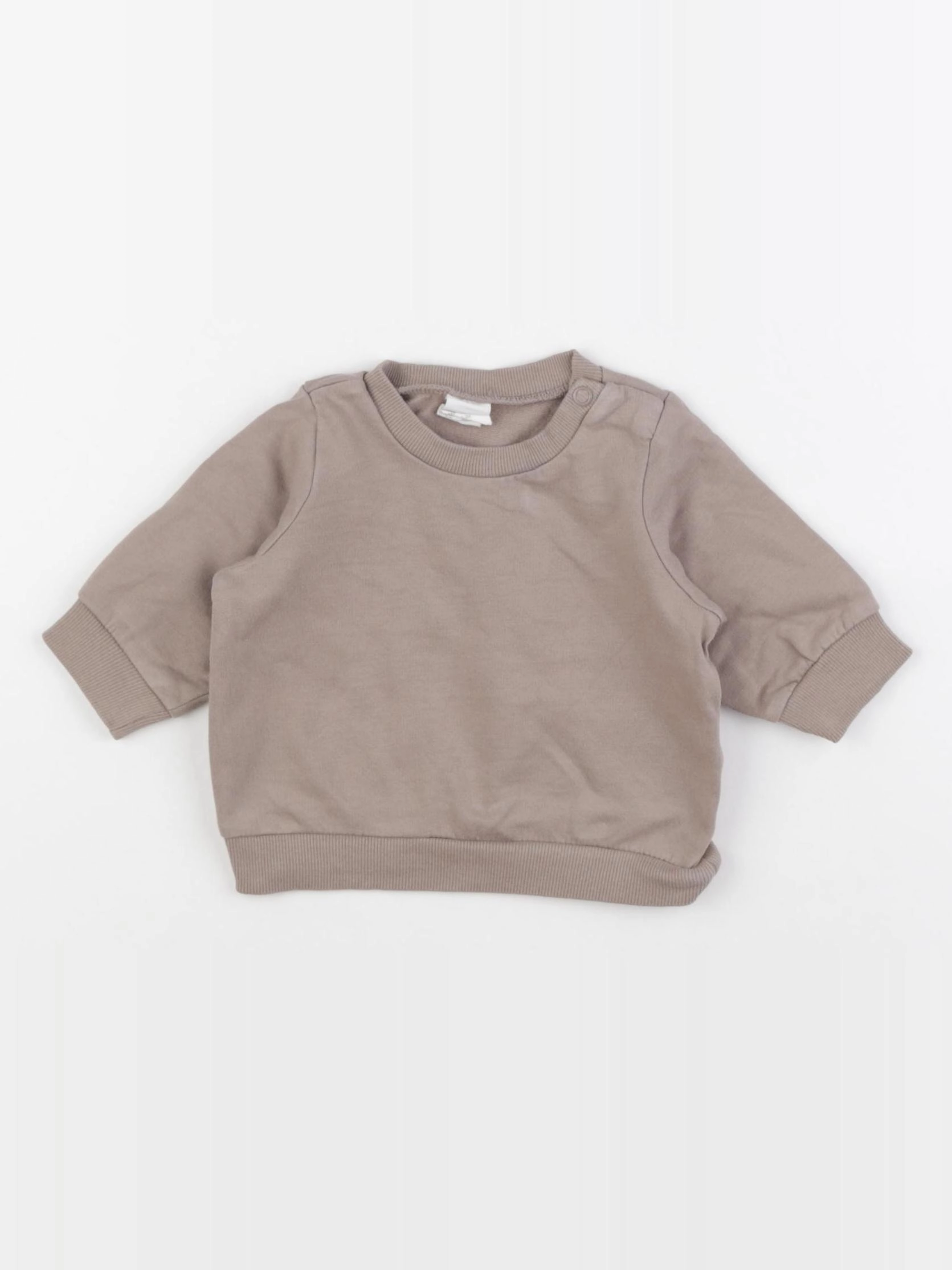 H&M - sweat gris - 1 mois