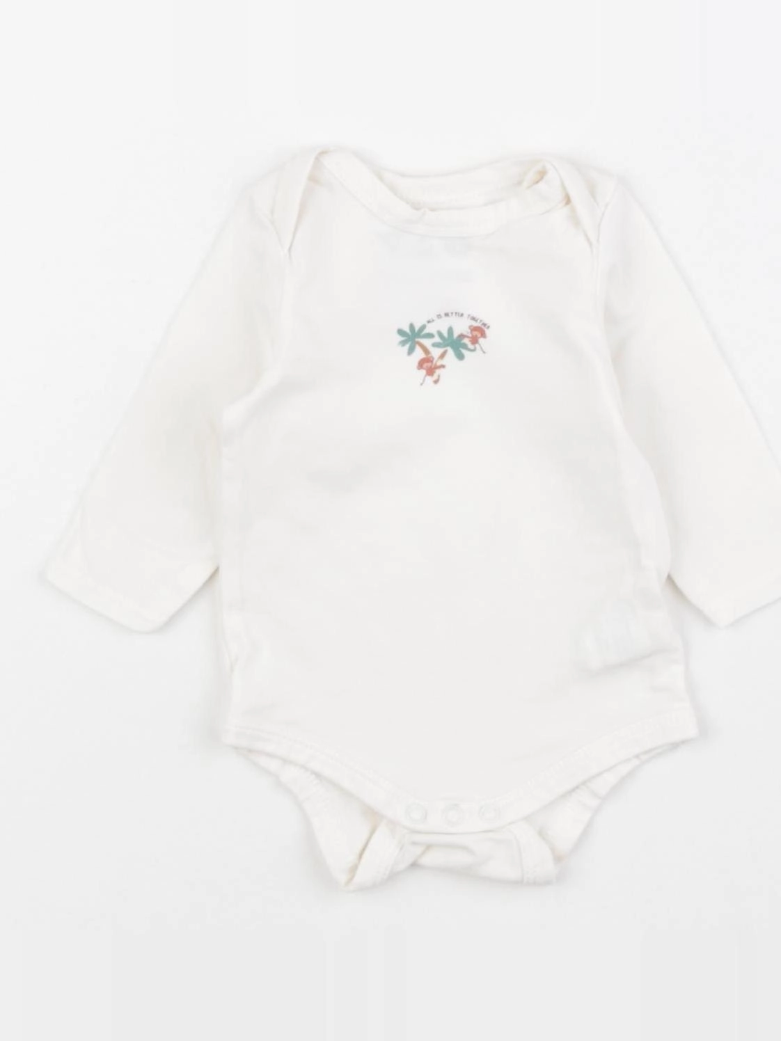 Tape à l'oeil - body beige - 1 mois