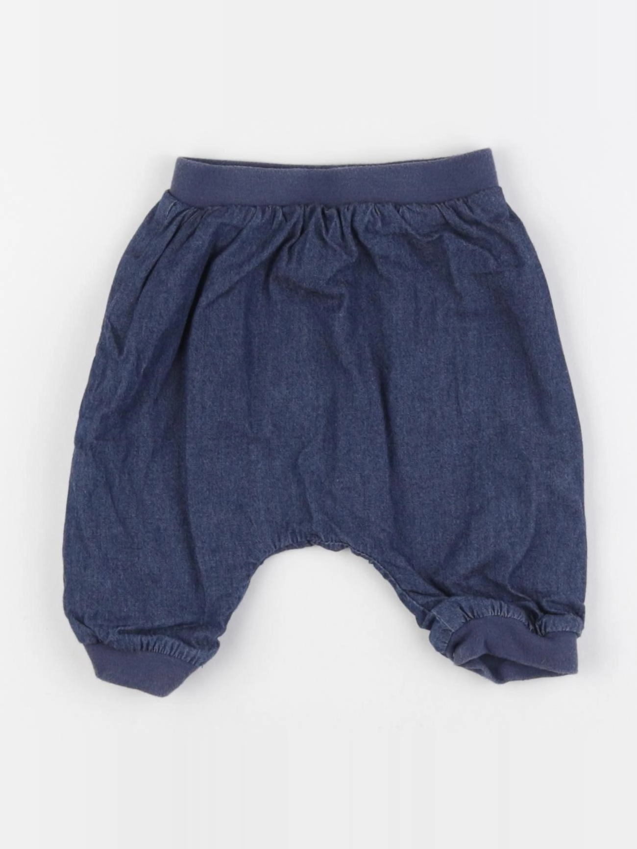 Boutchou - pantalon doublé bleu - 3 mois
