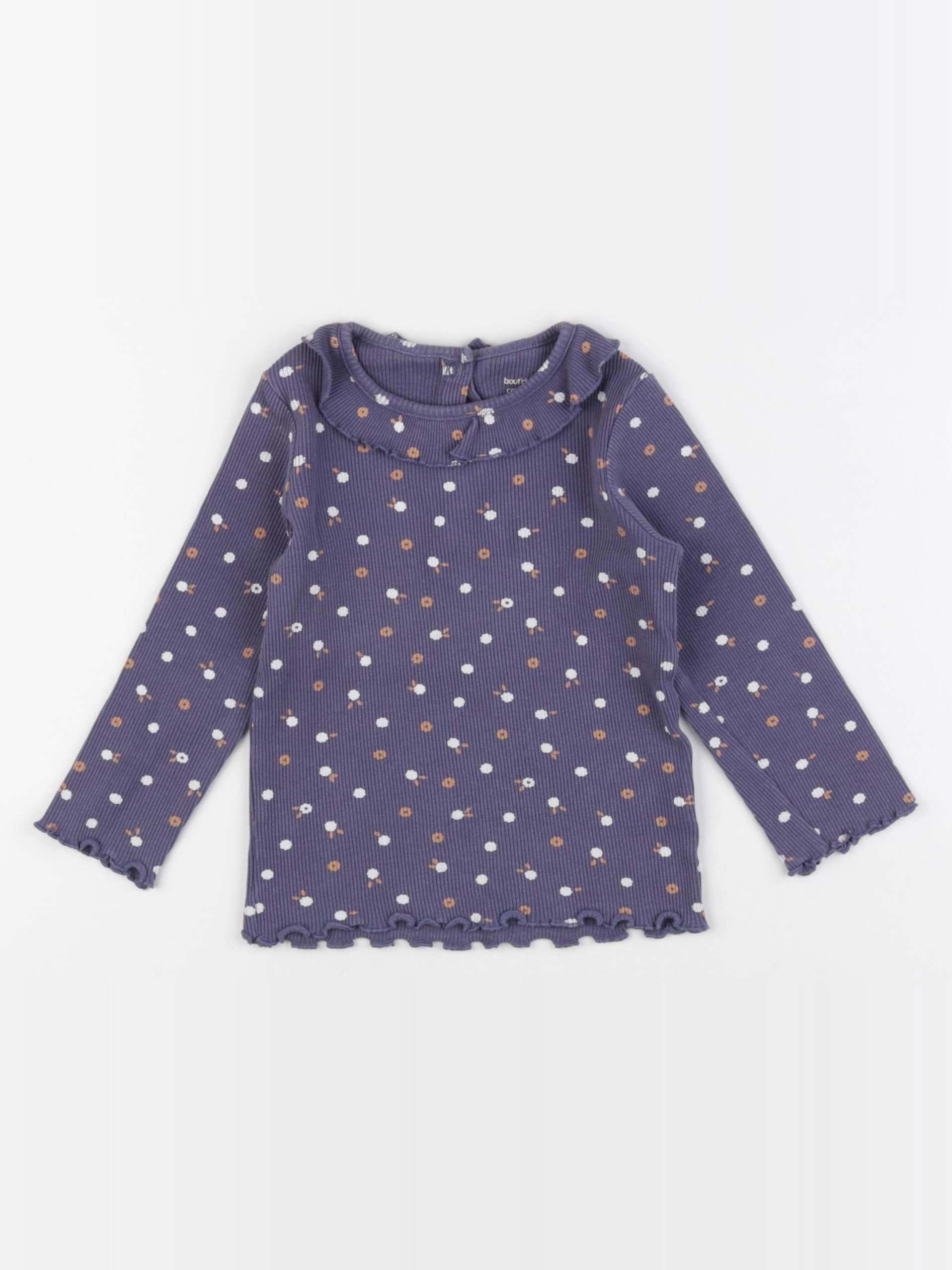 Boutchou - tee-shirt bleu - 24 mois