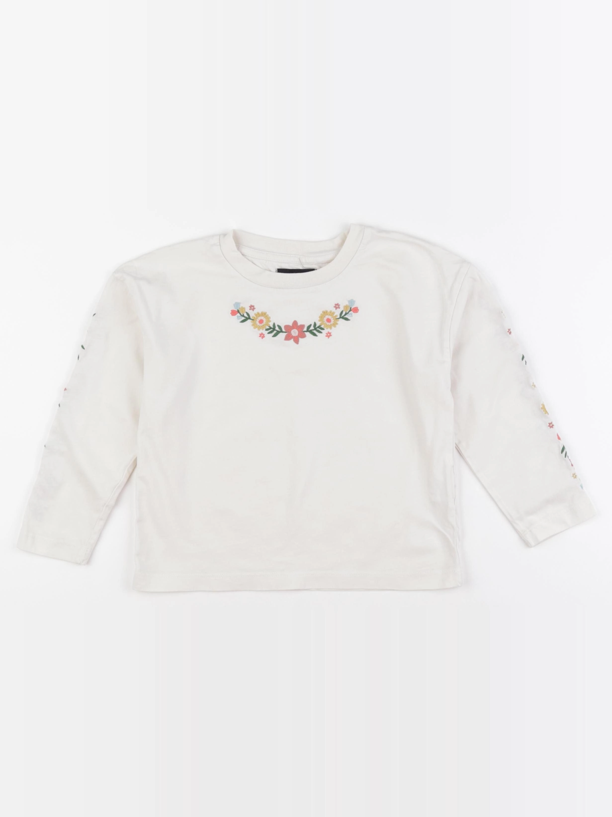 Monoprix - tee-shirt beige - 6 ans