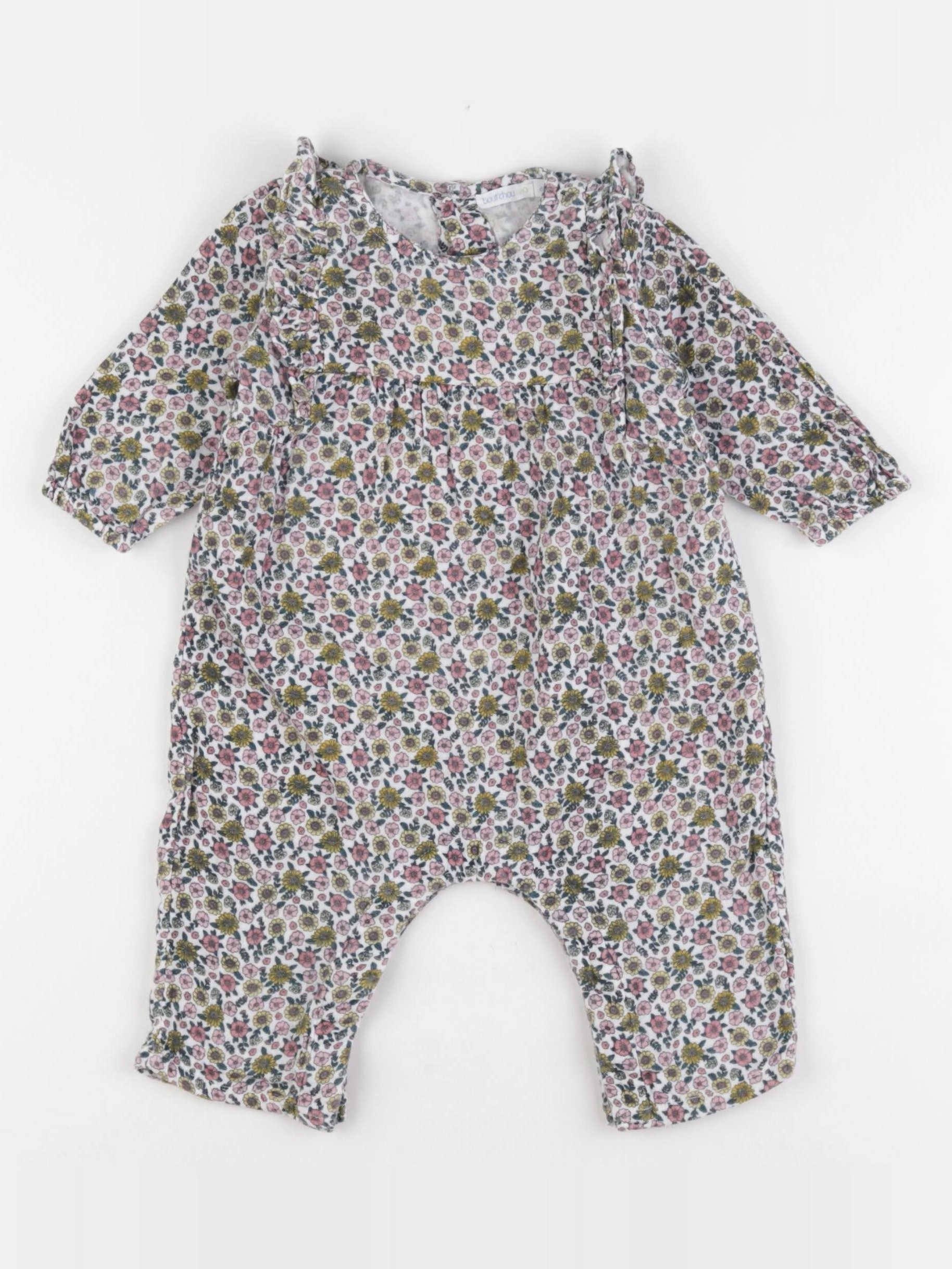 Boutchou - combinaison multicolore - 6 mois