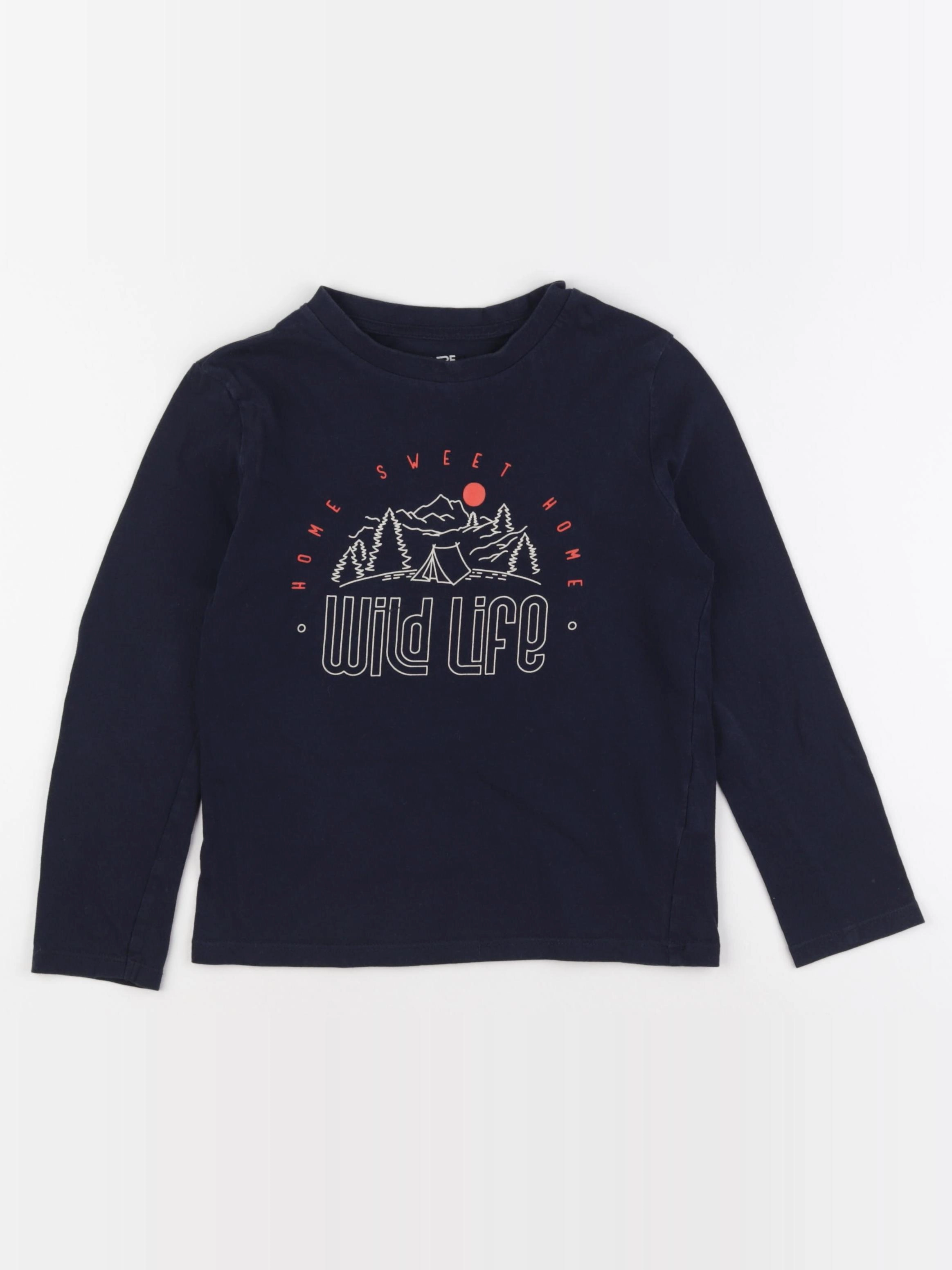 La Redoute - tee-shirt bleu - 8 ans