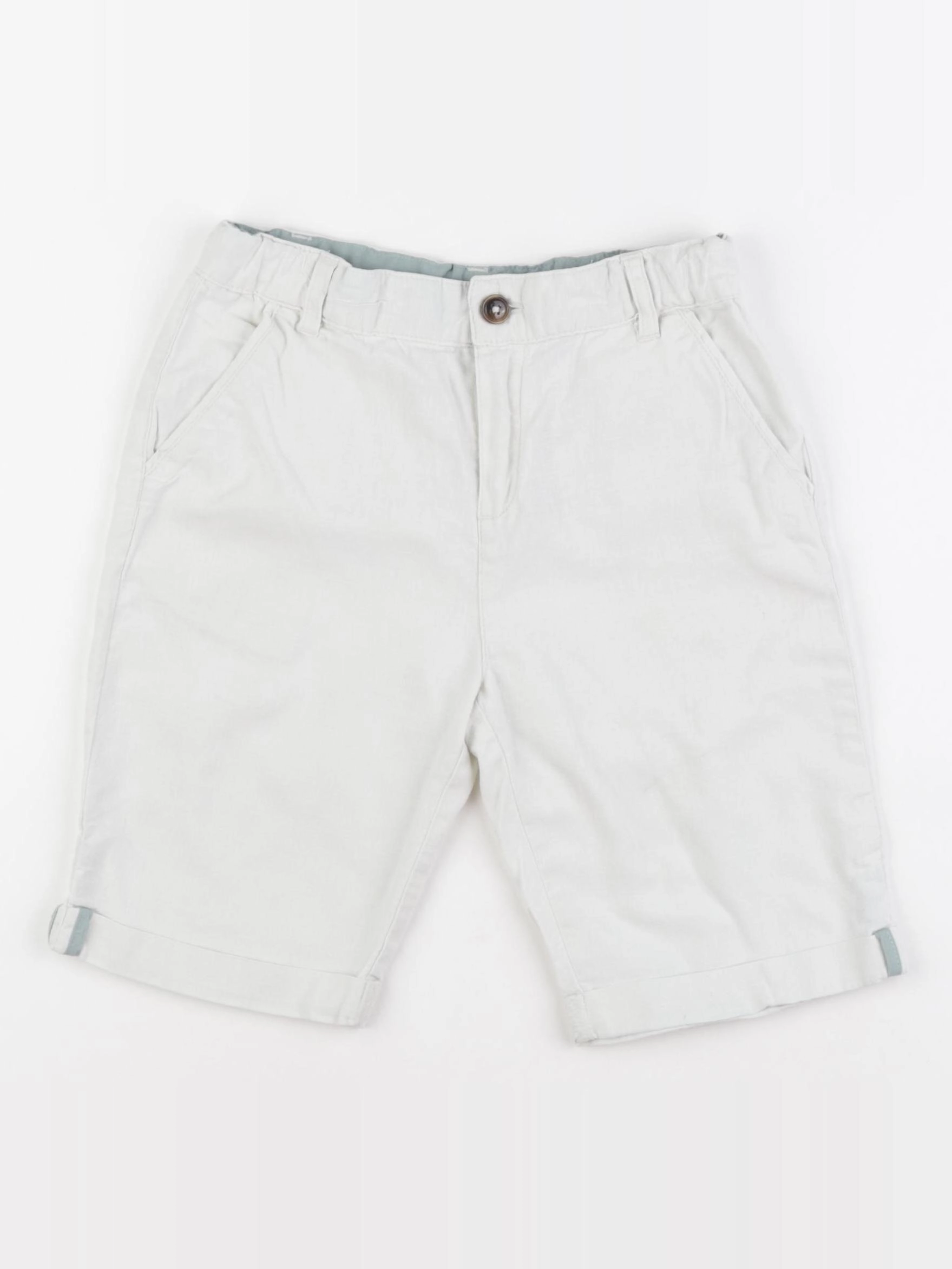 Vertbaudet - short blanc - 8 ans