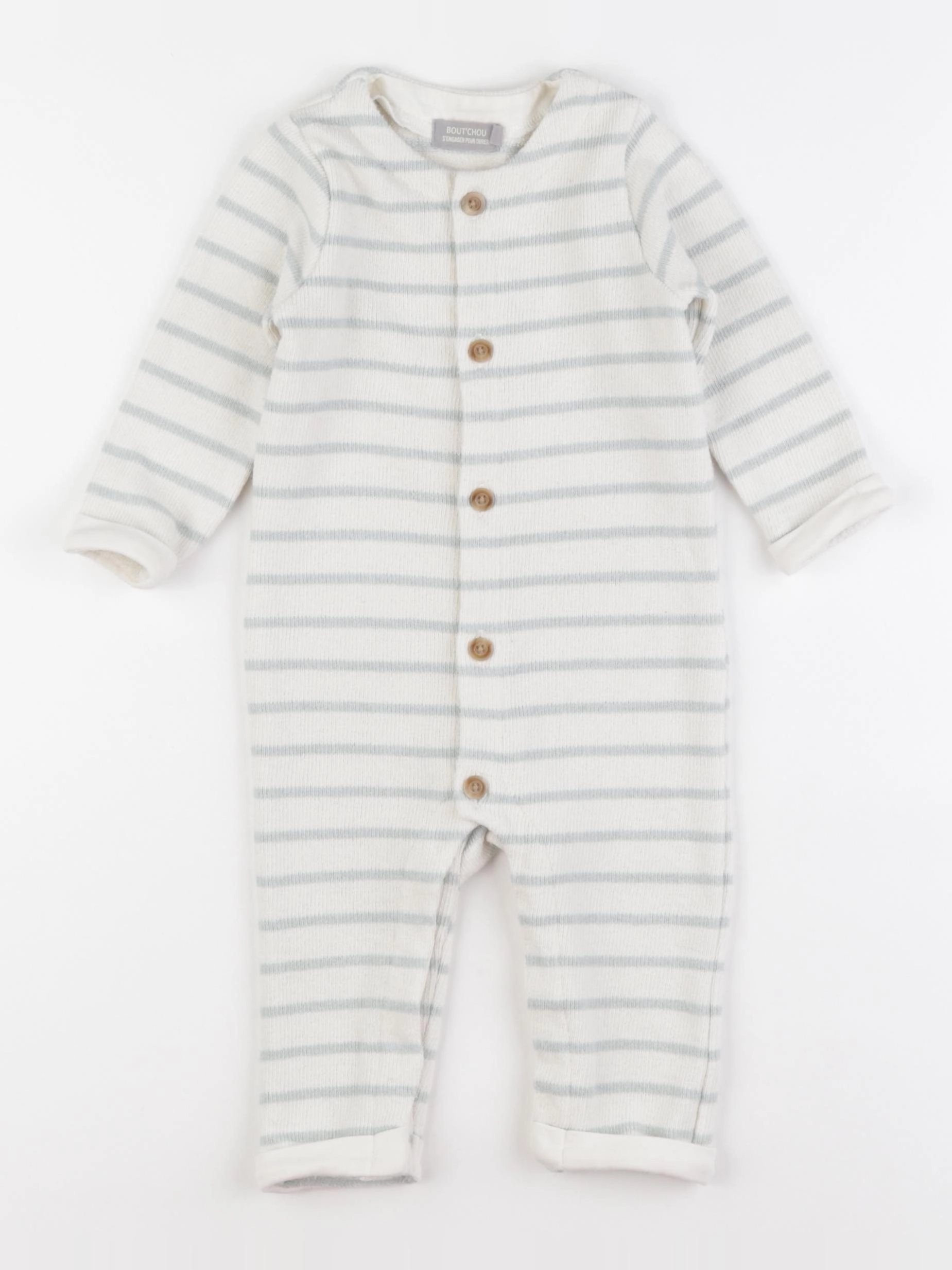 Boutchou - combinaison multicolore - 9 mois