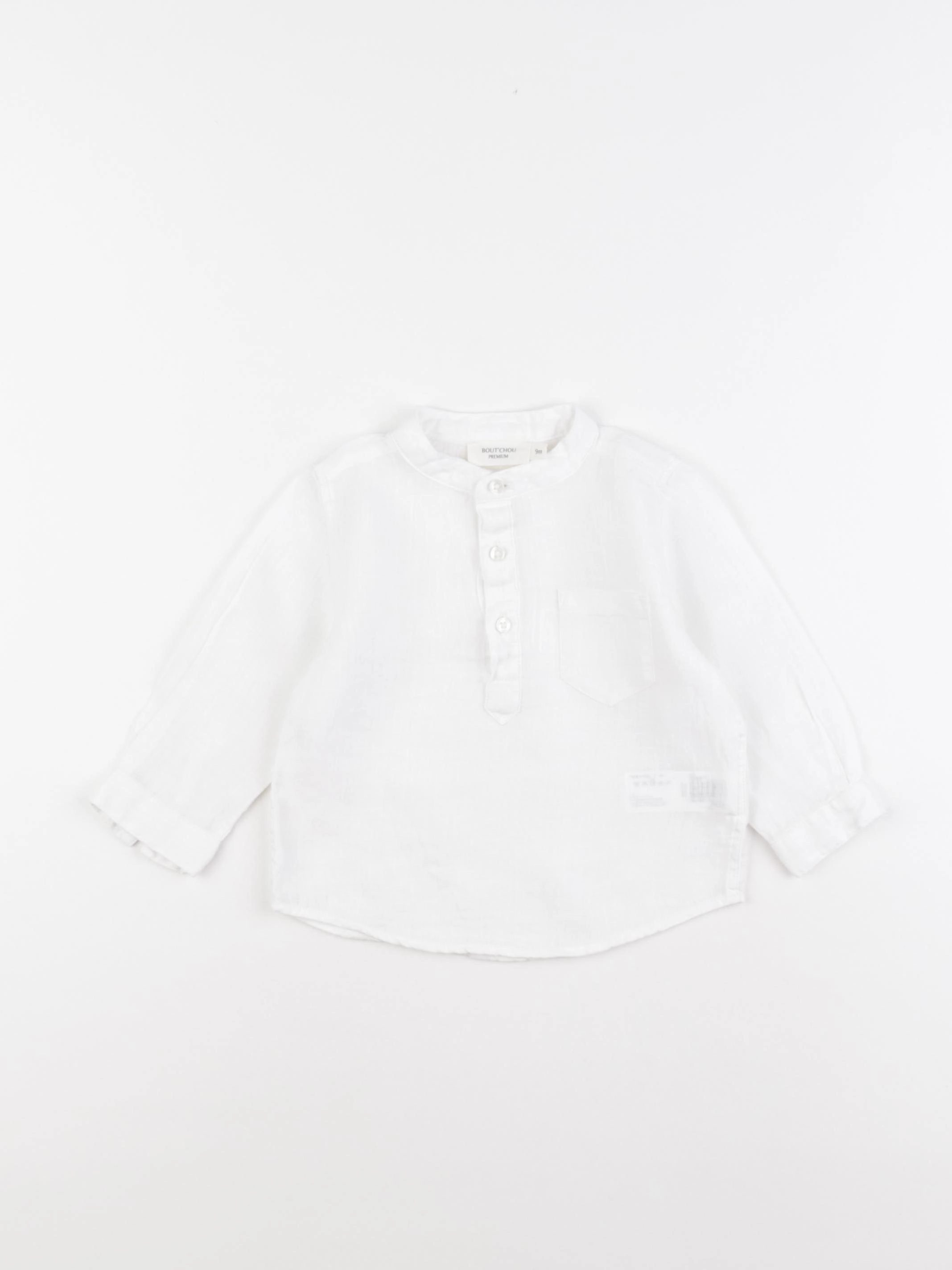 Boutchou - blouse blanc - 9 mois