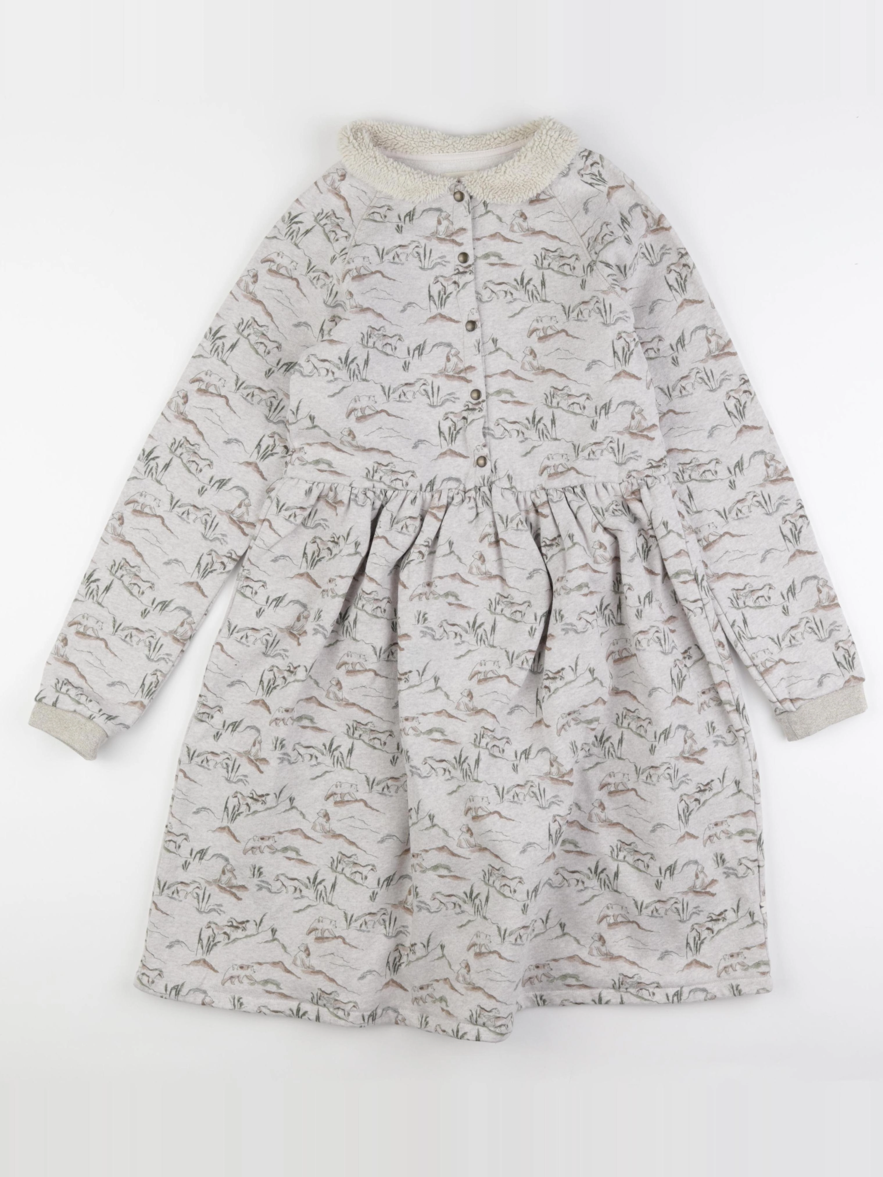 Arsène et les pipelettes - robe beige - 12 ans