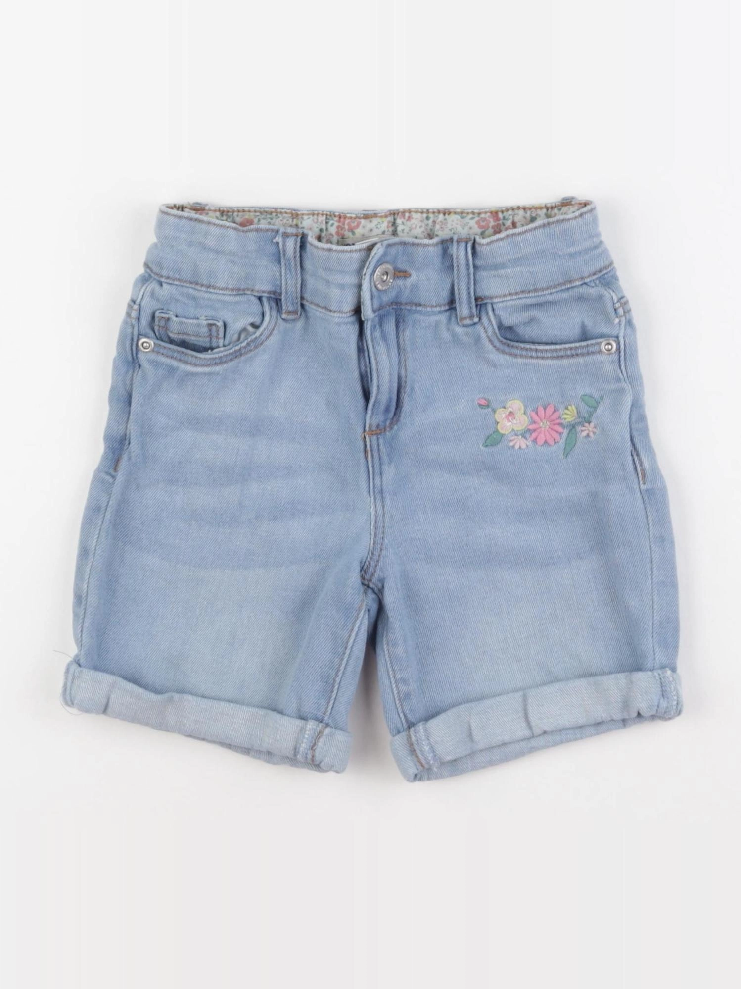 Vertbaudet - short bleu - 7 ans