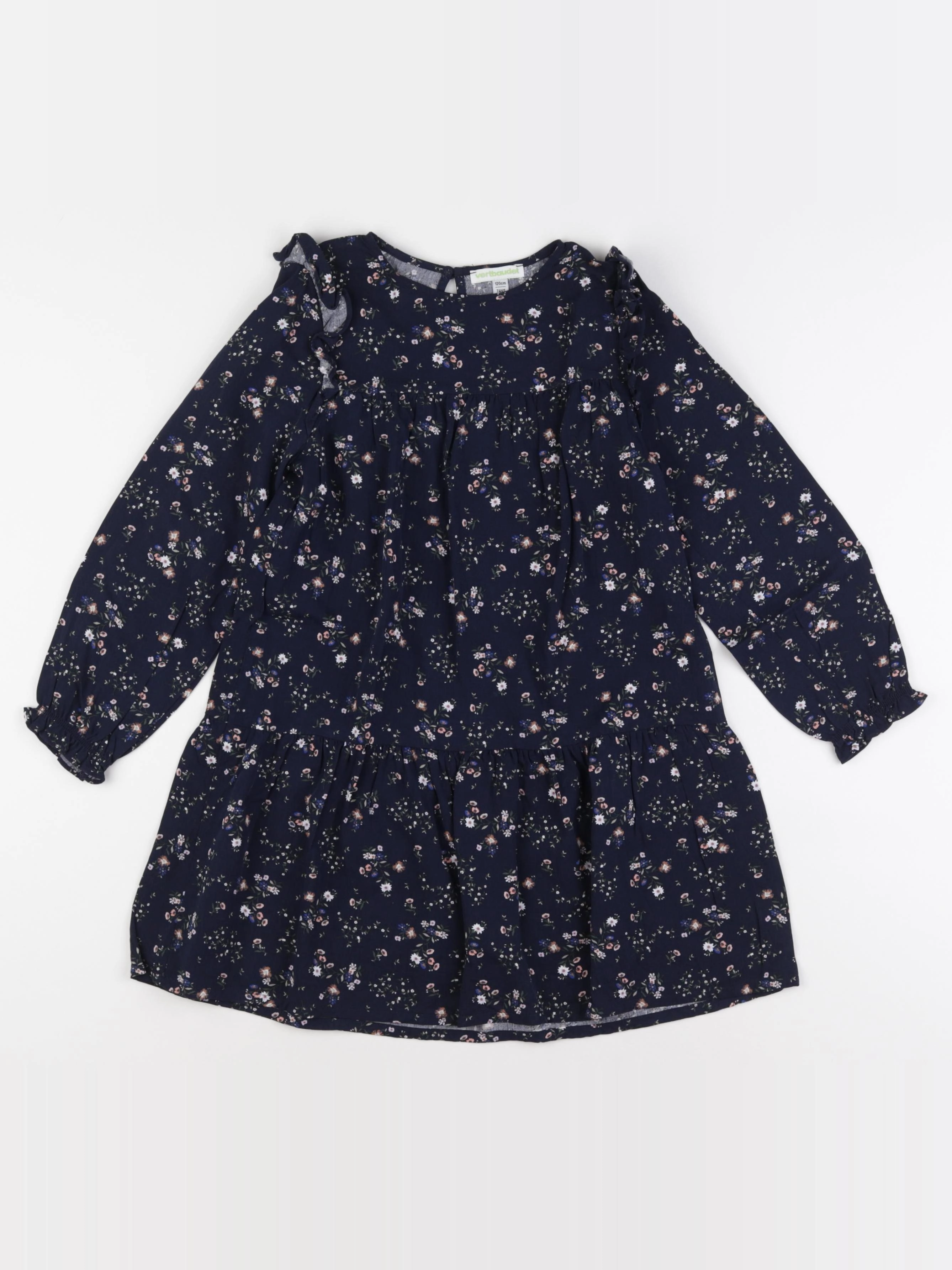 Vertbaudet - robe bleu - 7 ans