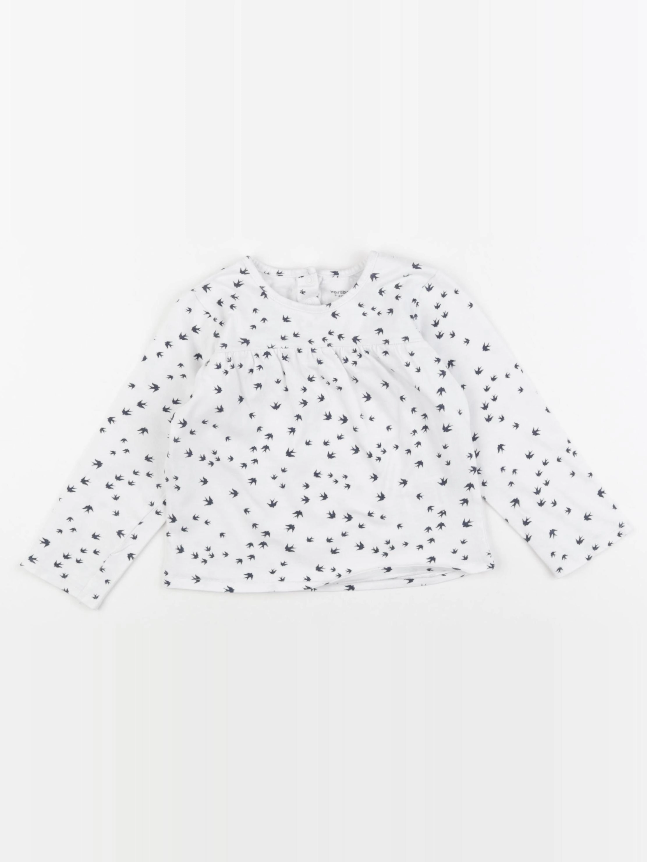 Vertbaudet - tee-shirt blanc - 3 ans
